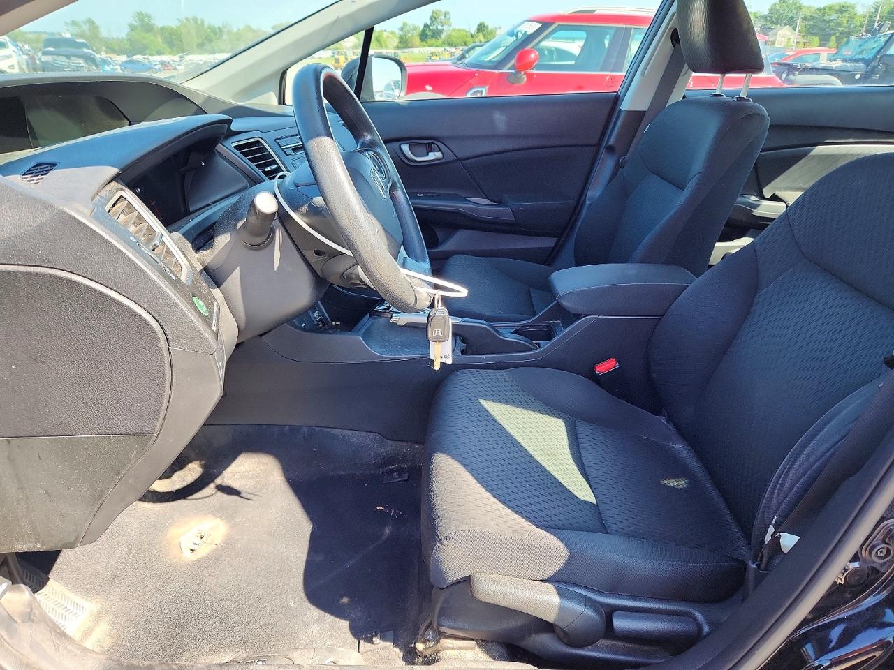 2014 Honda Civic Lx Black vin: 2HGFB2F53EH549585