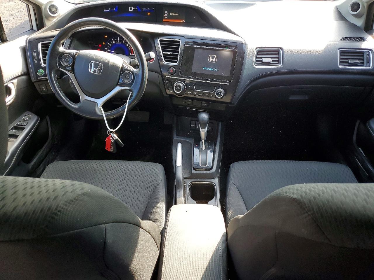 2015 Honda Civic Lx White vin: 2HGFB2F53FH021482