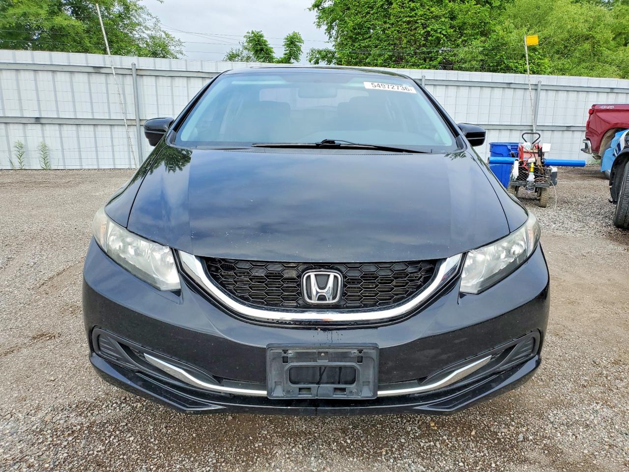 2015 Honda Civic Lx Black vin: 2HGFB2F53FH041893