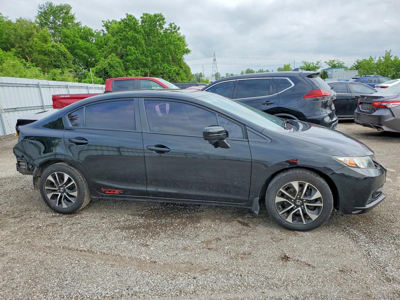 2015 Honda Civic Lx Black vin: 2HGFB2F53FH041893