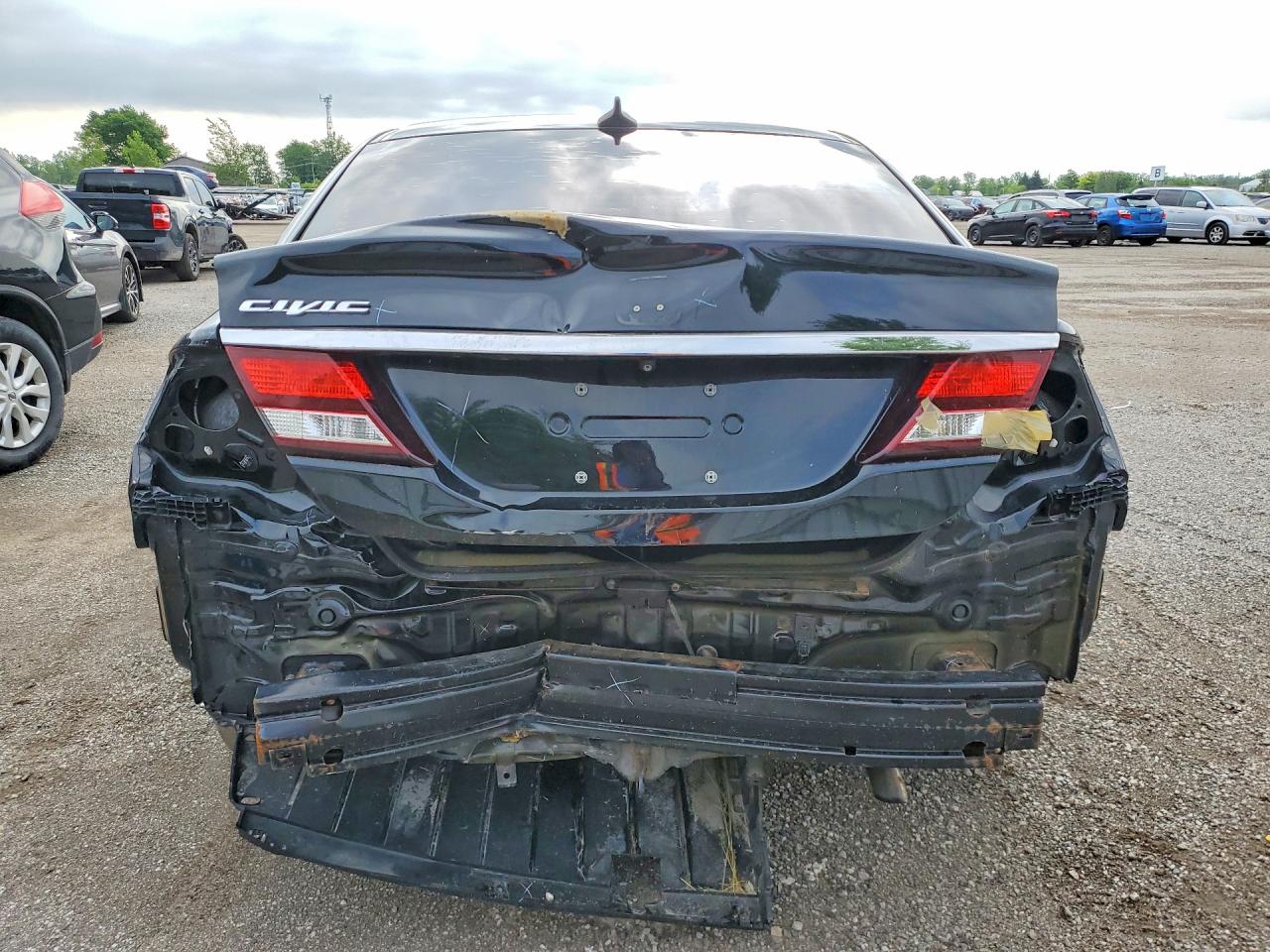 2015 Honda Civic Lx Black vin: 2HGFB2F53FH041893
