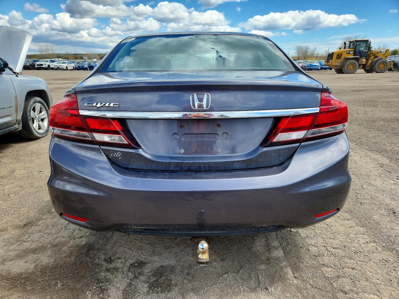 2015 Honda Civic Lx Gray vin: 2HGFB2F53FH052795
