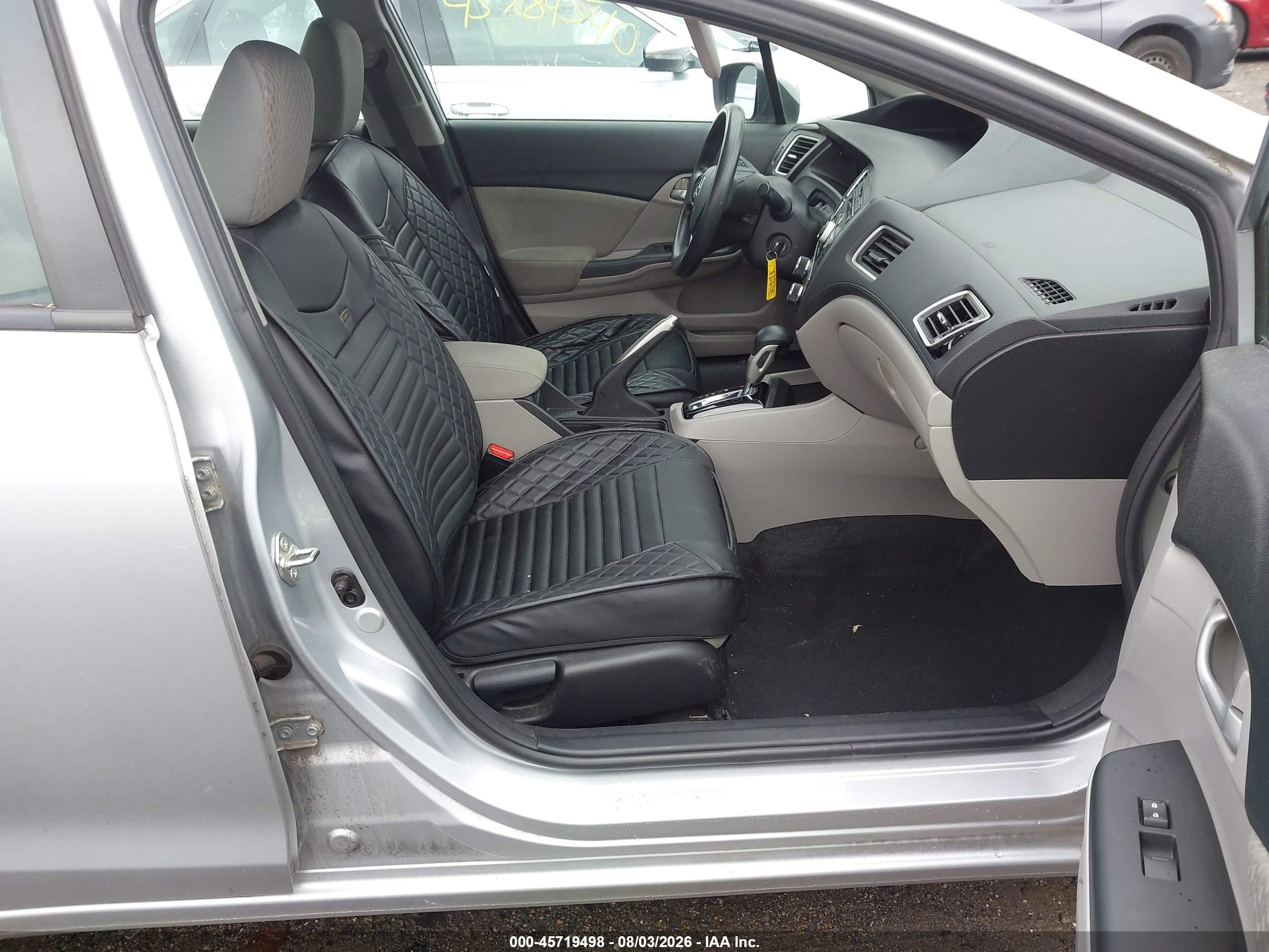 2015 Honda Civic Lx Silver vin: 2HGFB2F53FH502431