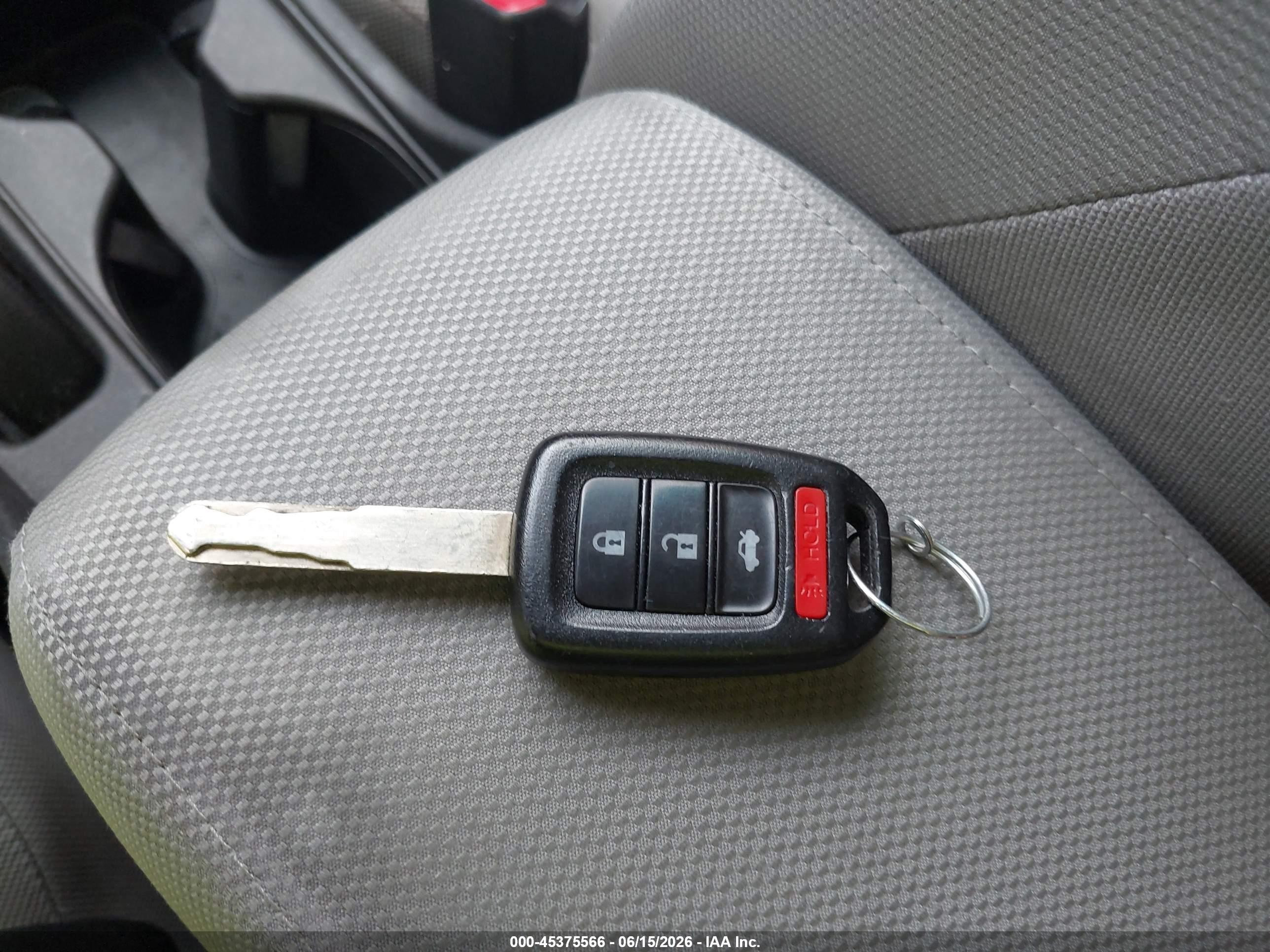 2015 Honda Civic Lx Black vin: 2HGFB2F53FH506883