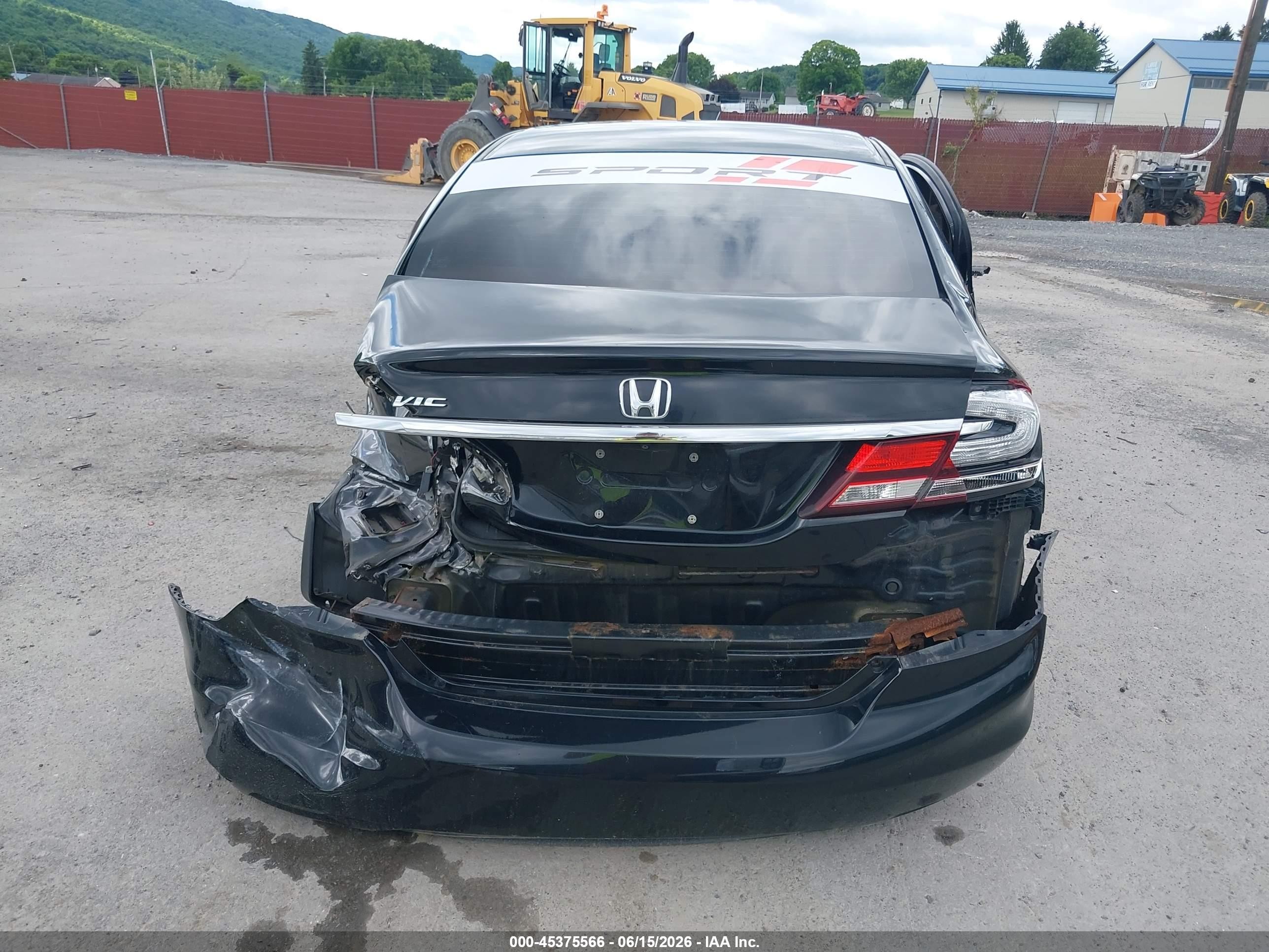 2015 Honda Civic Lx Black vin: 2HGFB2F53FH506883