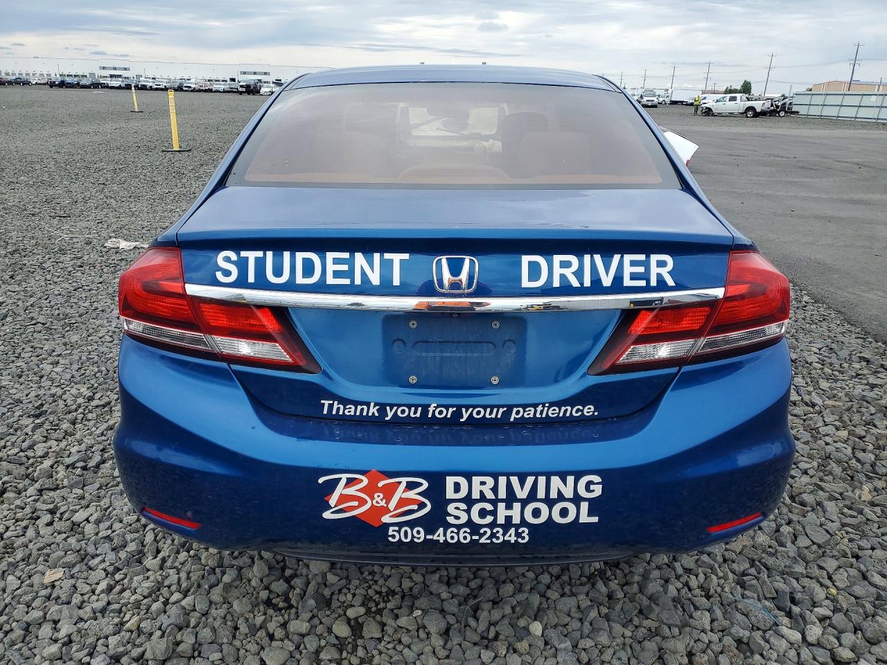 2015 Honda Civic Lx Blue vin: 2HGFB2F53FH542606