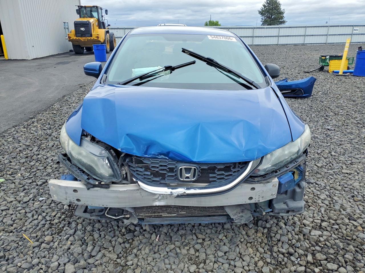2015 Honda Civic Lx Blue vin: 2HGFB2F53FH542606