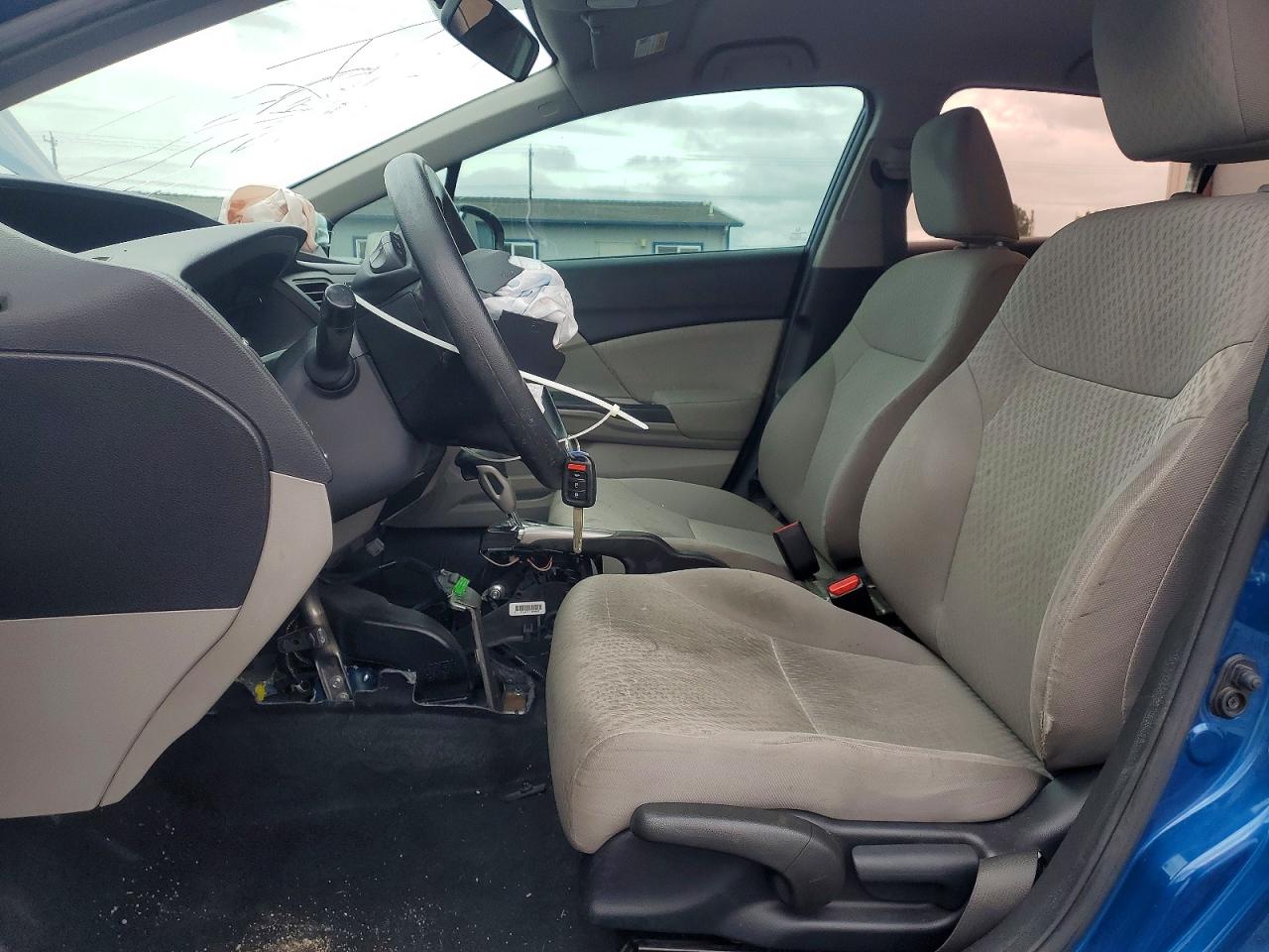 2015 Honda Civic Lx Blue vin: 2HGFB2F53FH542606
