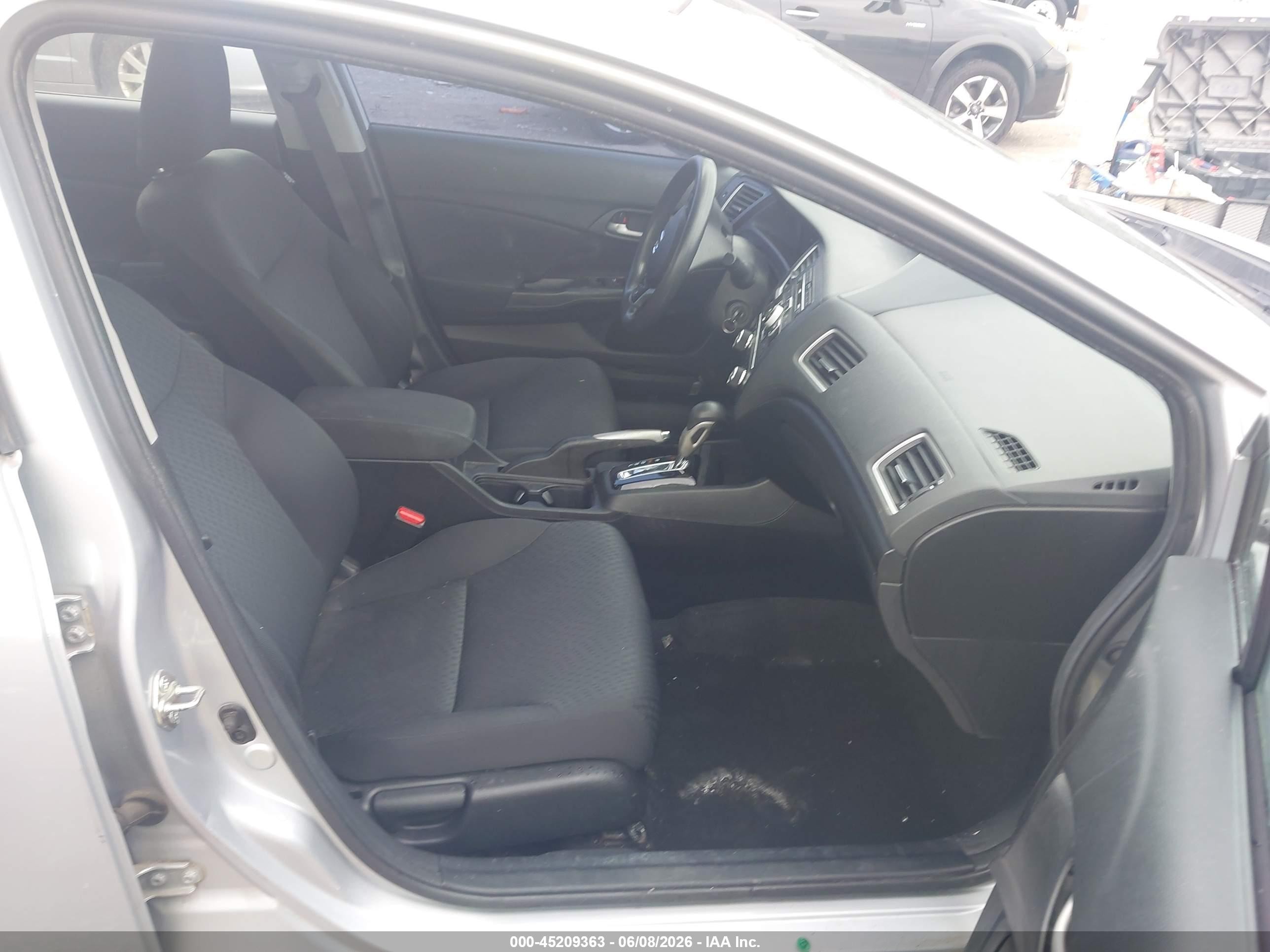2015 Honda Civic Lx Silver vin: 2HGFB2F53FH554139