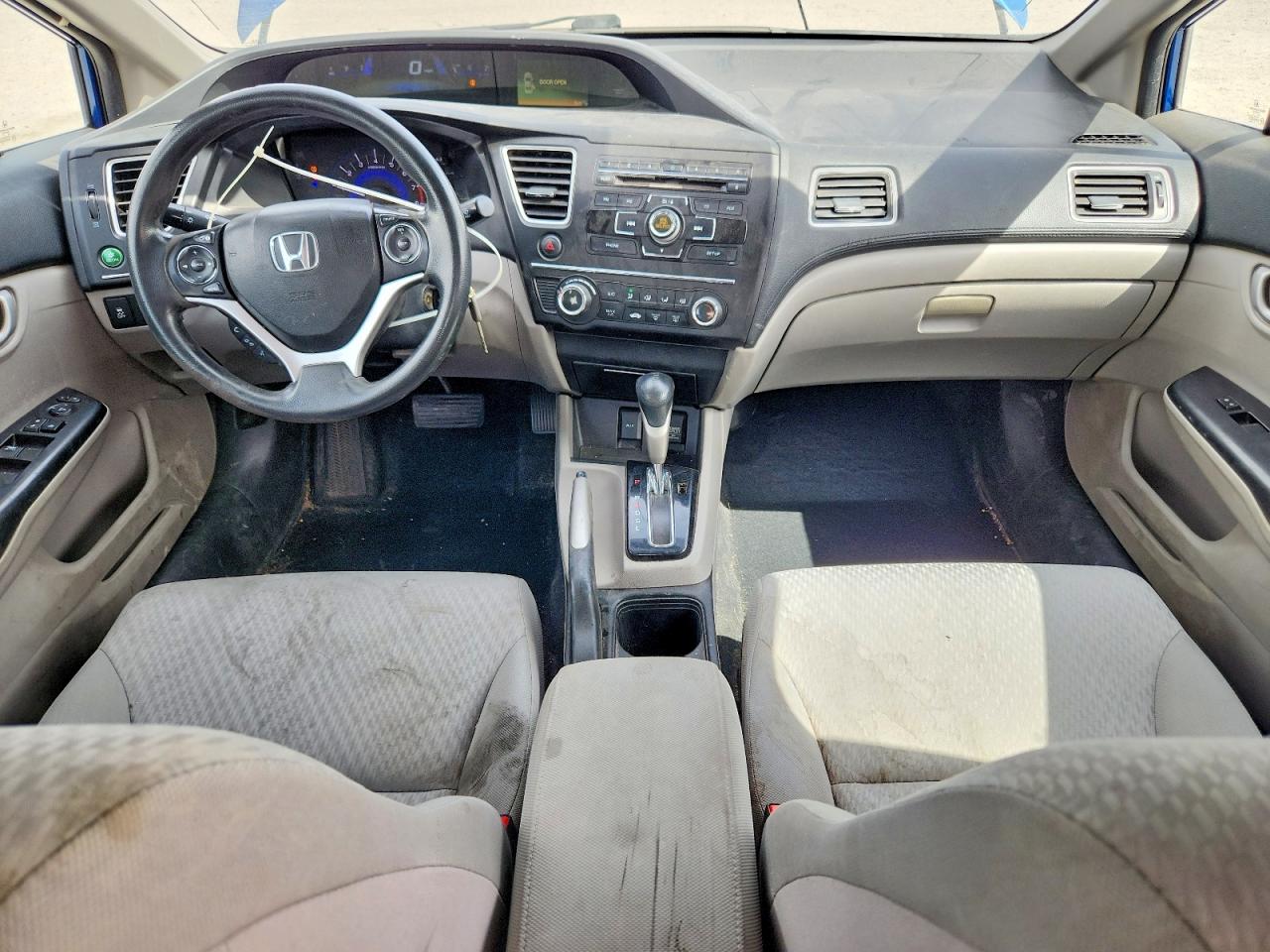 2015 Honda Civic Lx Blue vin: 2HGFB2F53FH558272