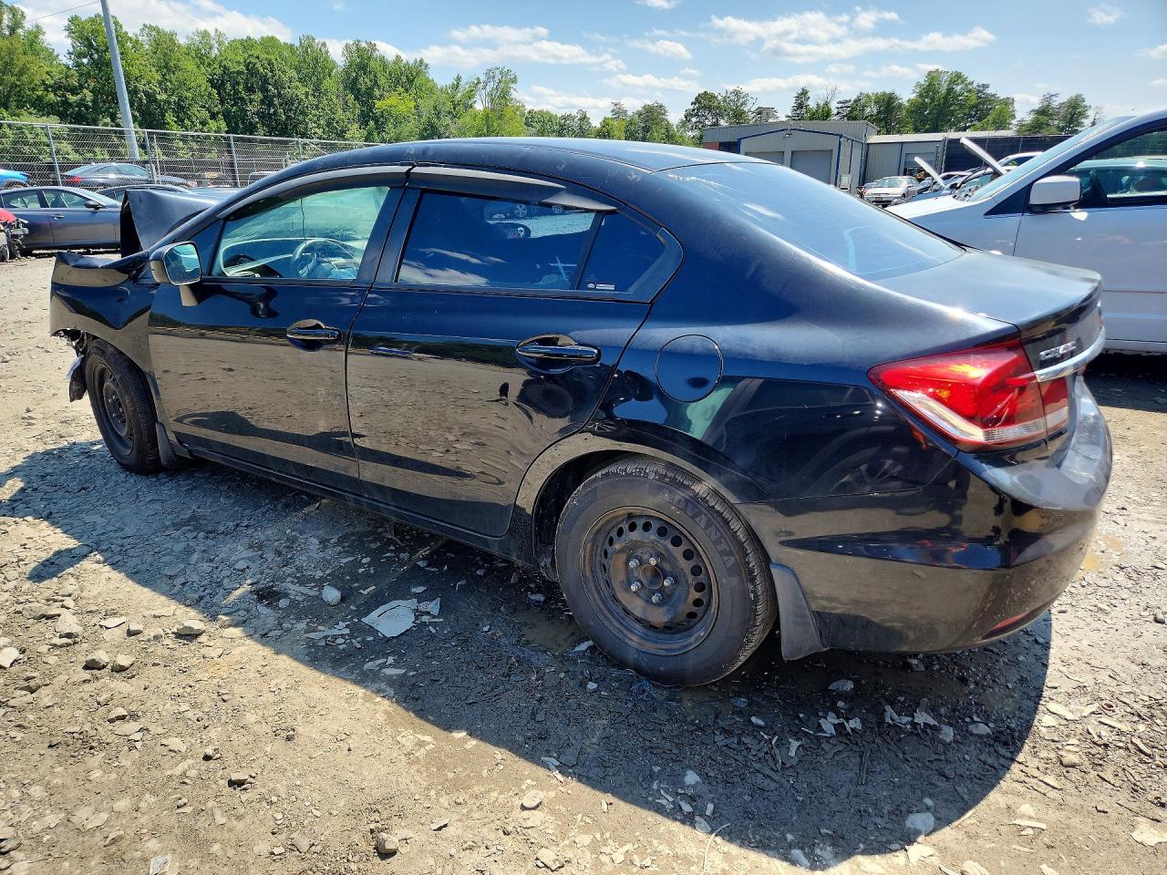 2015 Honda Civic Lx Black vin: 2HGFB2F53FH560233