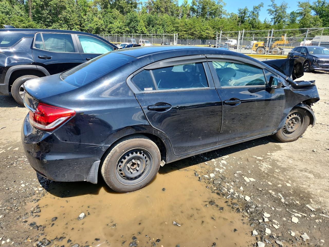 2015 Honda Civic Lx Black vin: 2HGFB2F53FH560233