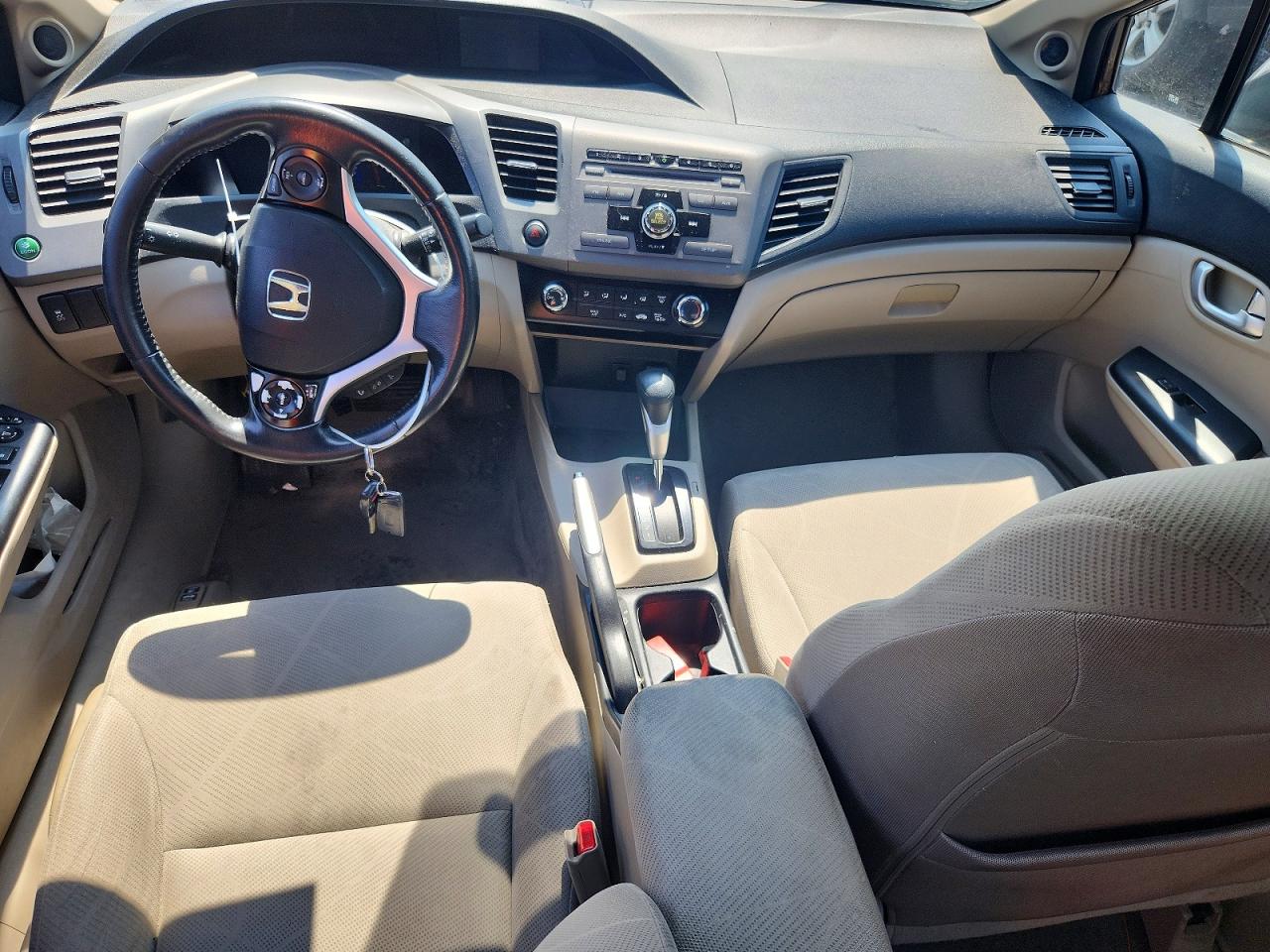 2012 Honda Civic Lx Коричневый vin: 2HGFB2F54CH006825