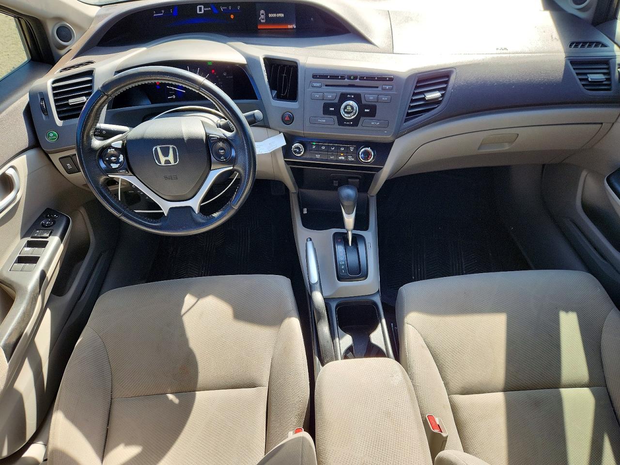 2012 Honda Civic Lx Gray vin: 2HGFB2F54CH010731