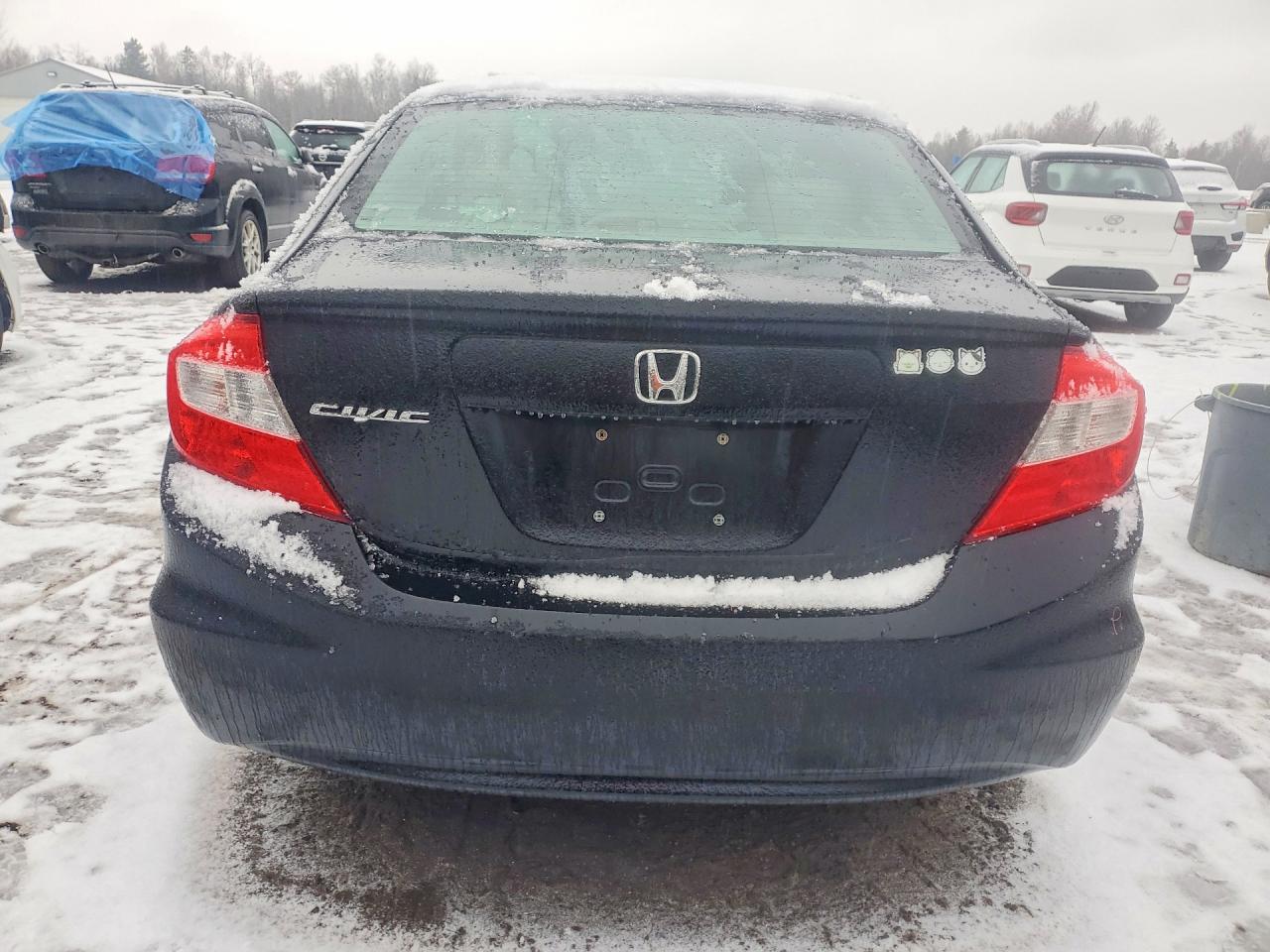 2012 Honda Civic Lx Черный vin: 2HGFB2F54CH026766