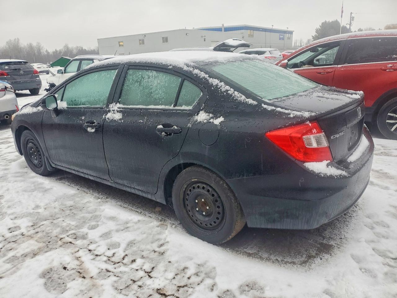 2012 Honda Civic Lx Черный vin: 2HGFB2F54CH026766