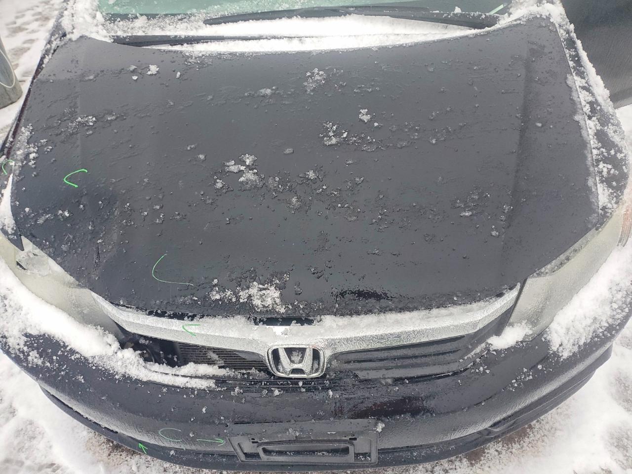 2012 Honda Civic Lx Черный vin: 2HGFB2F54CH026766