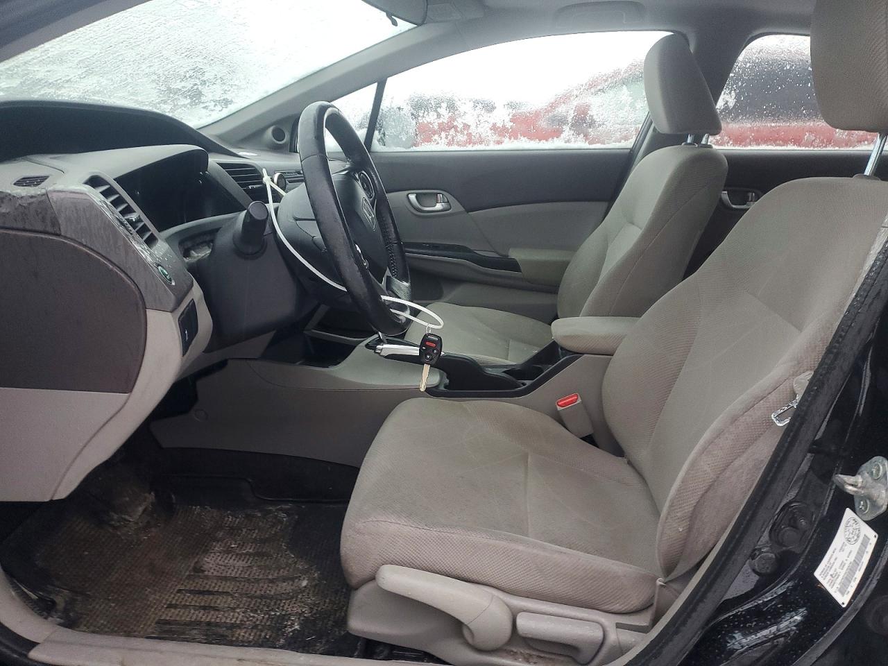 2012 Honda Civic Lx Черный vin: 2HGFB2F54CH026766