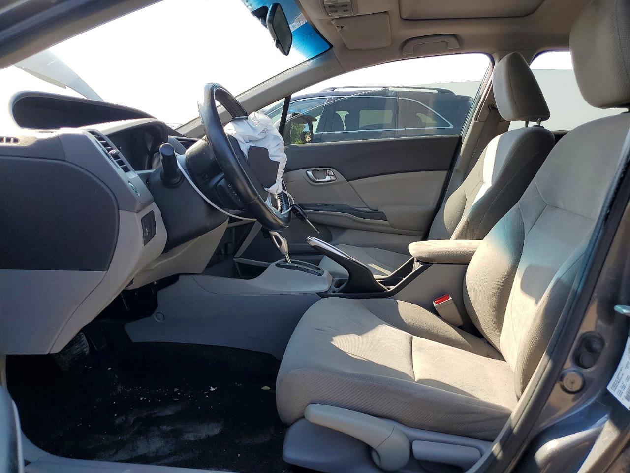 2012 Honda Civic Lx Gray vin: 2HGFB2F54CH030607