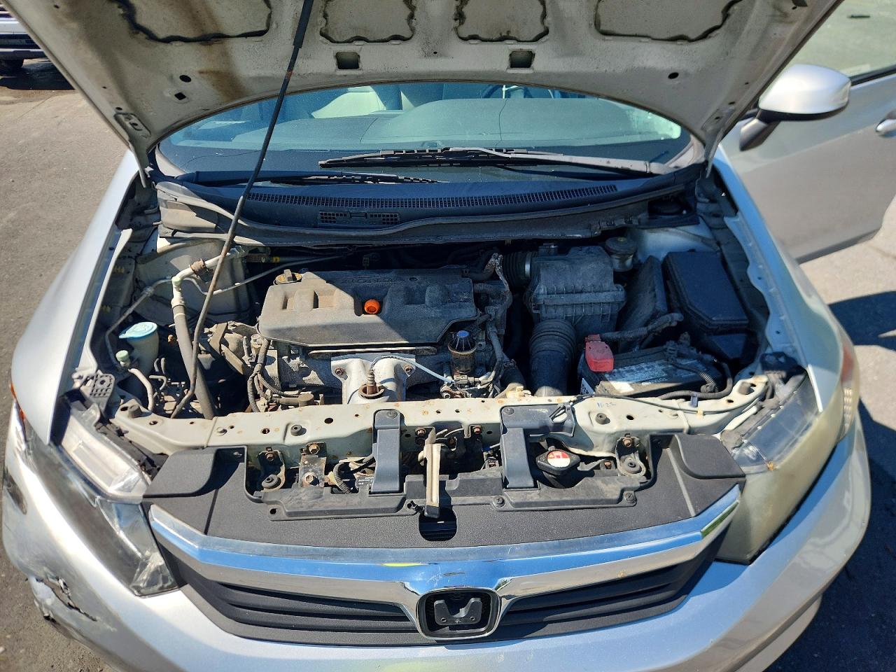 2012 Honda Civic Lx Silver vin: 2HGFB2F54CH303755