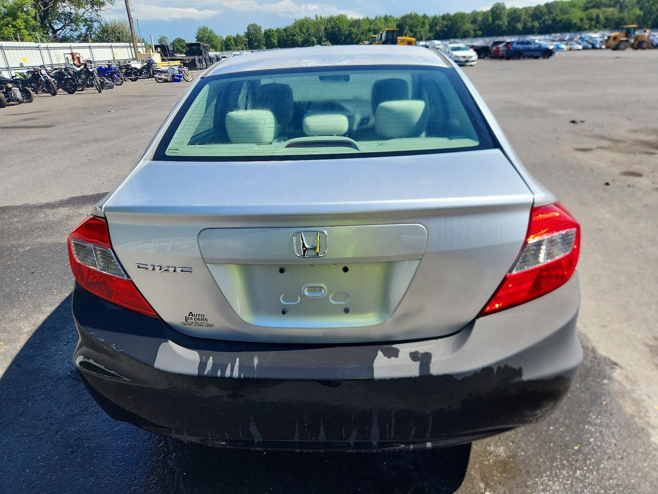2012 Honda Civic Lx Silver vin: 2HGFB2F54CH303755