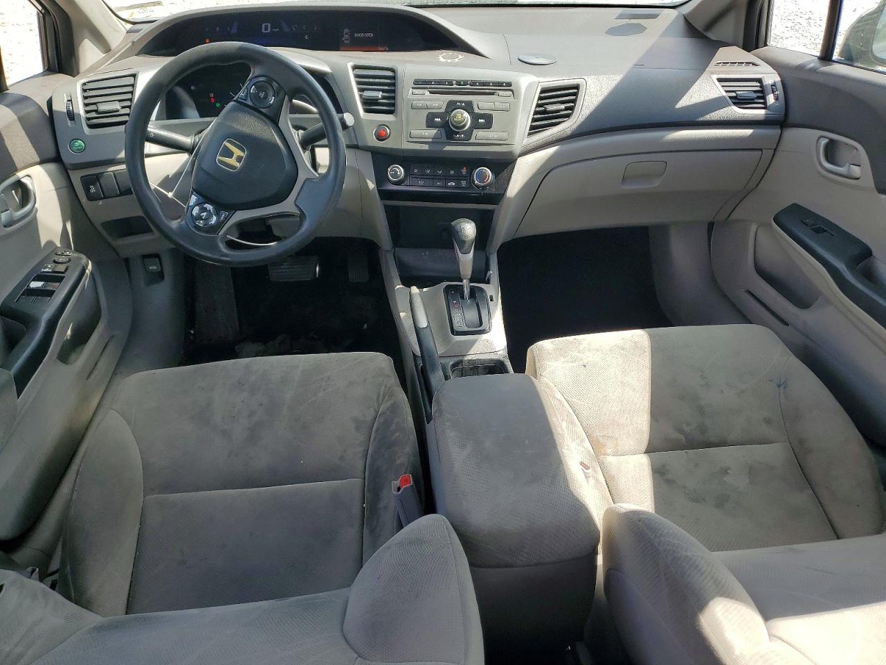 2012 Honda Civic Lx Gray vin: 2HGFB2F54CH306400