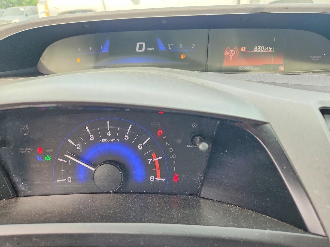 2012 Honda Civic Lx Gray vin: 2HGFB2F54CH306400