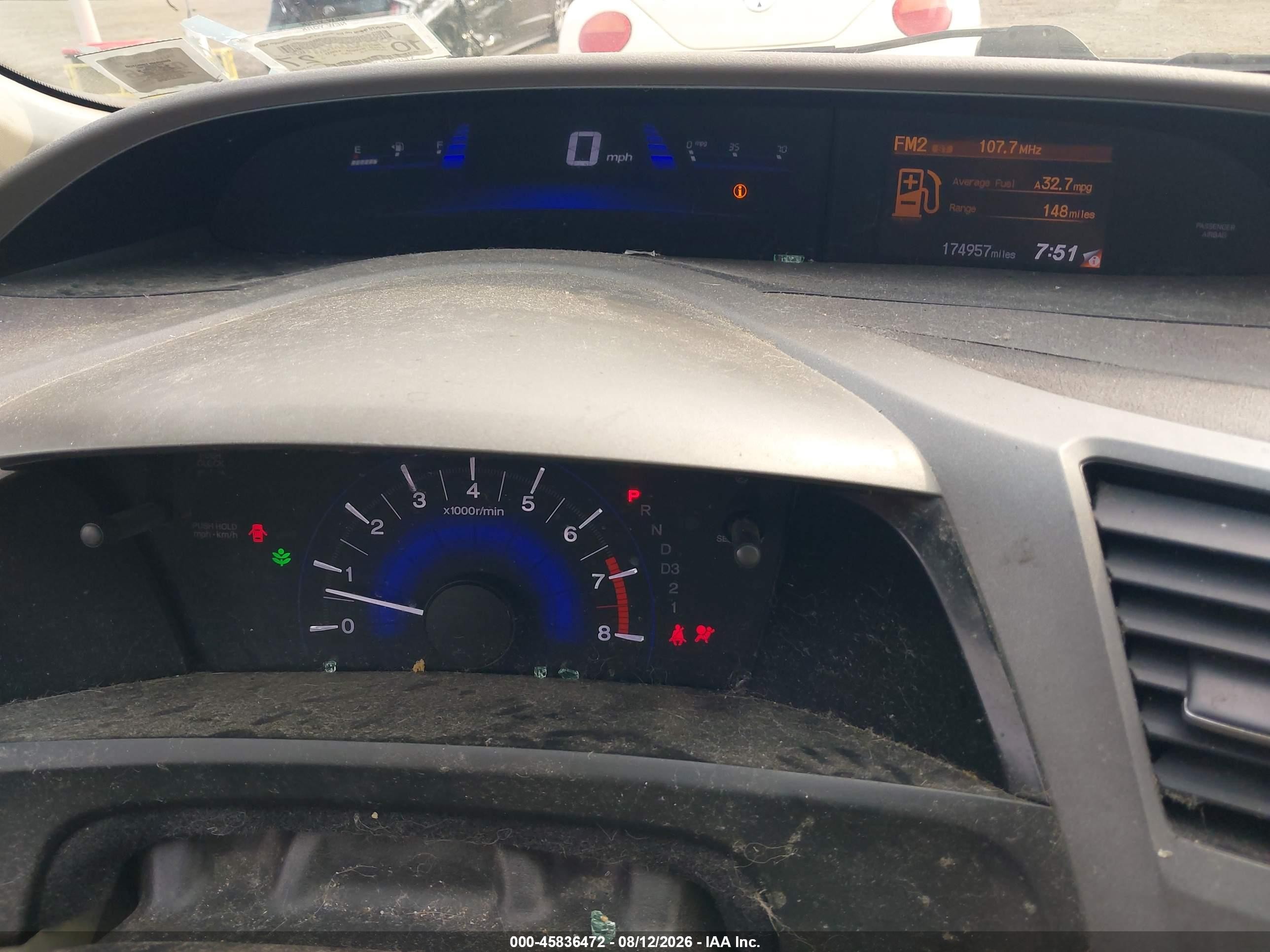 2012 Honda Civic Lx Silver vin: 2HGFB2F54CH314819