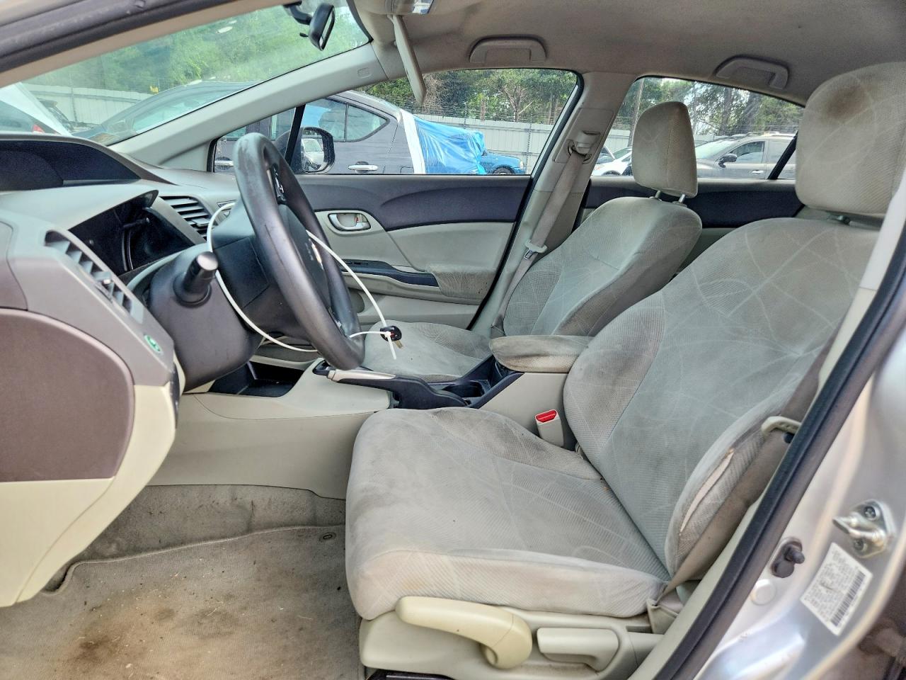 2012 Honda Civic Lx Silver vin: 2HGFB2F54CH320202