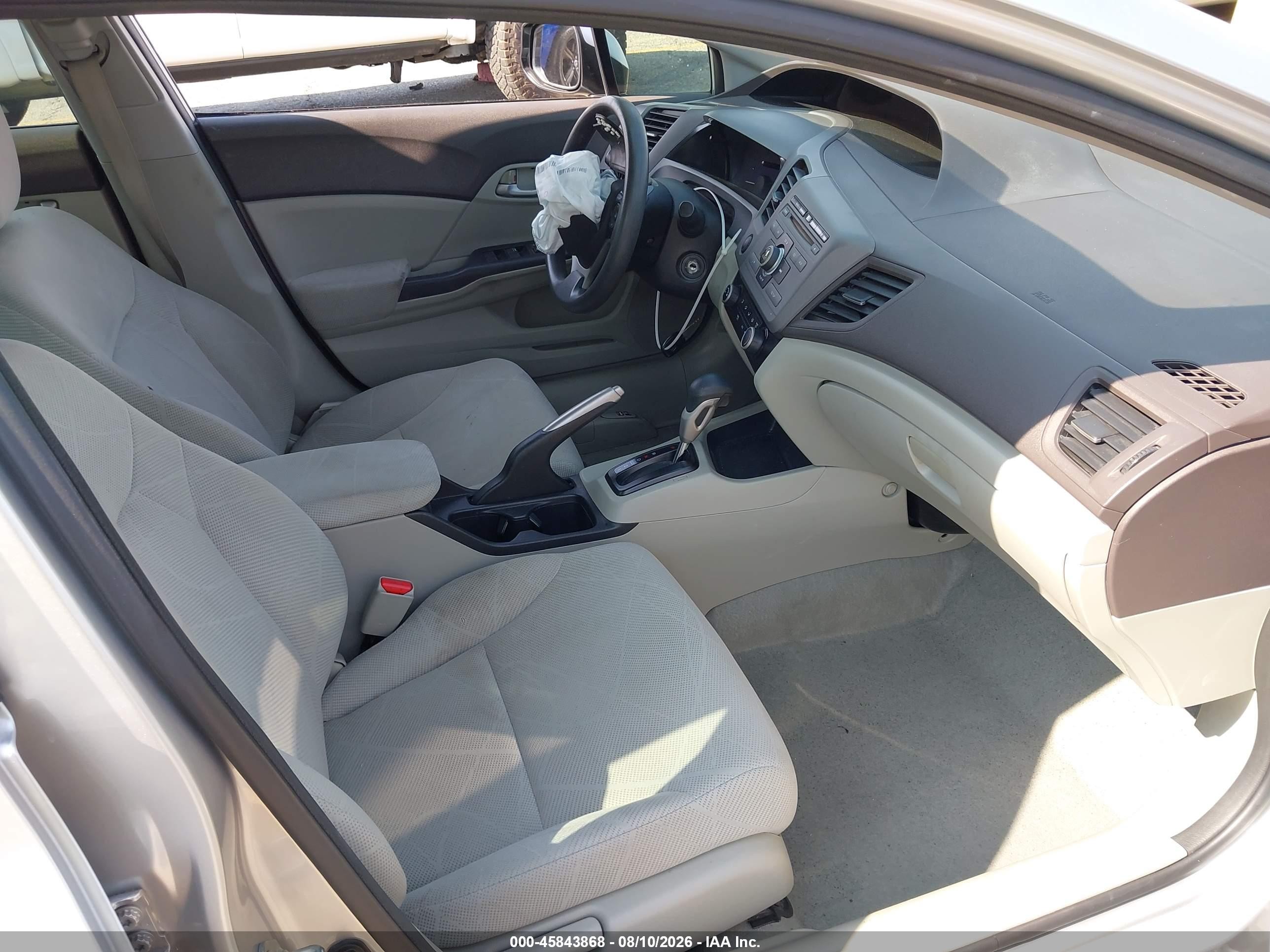 2012 Honda Civic Lx Silver vin: 2HGFB2F54CH320877