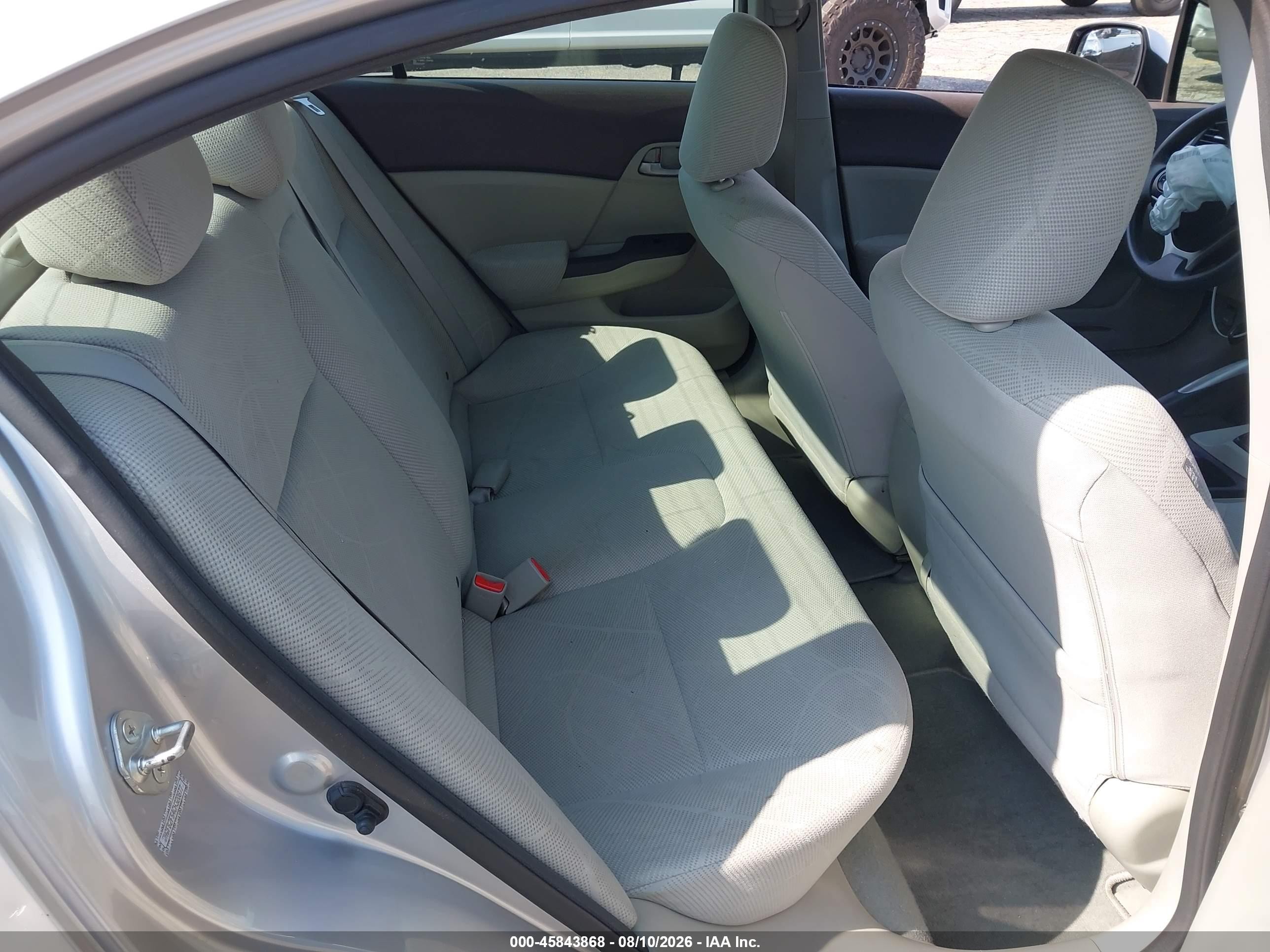 2012 Honda Civic Lx Silver vin: 2HGFB2F54CH320877