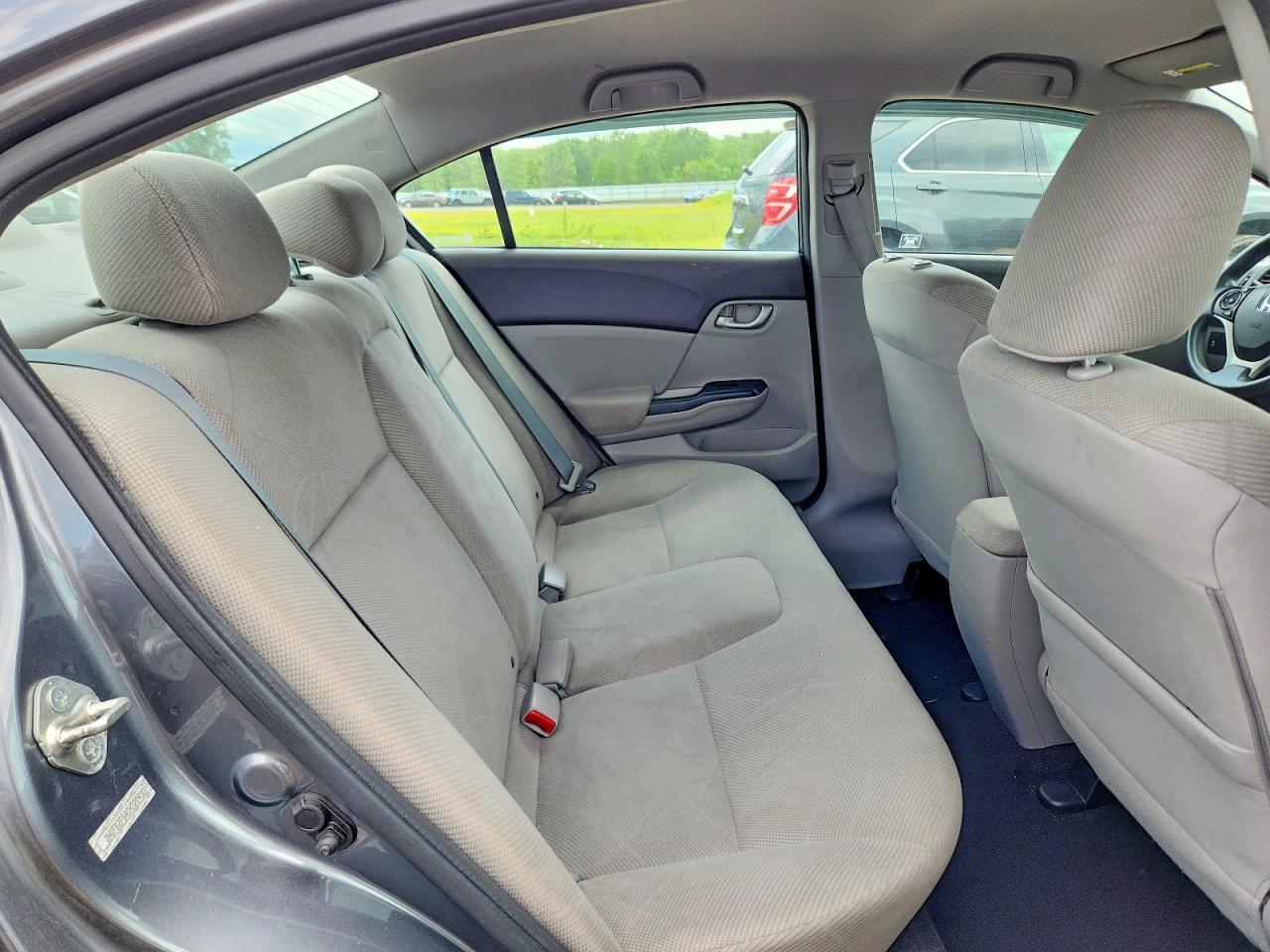 2012 Honda Civic Lx Серый vin: 2HGFB2F54CH320930