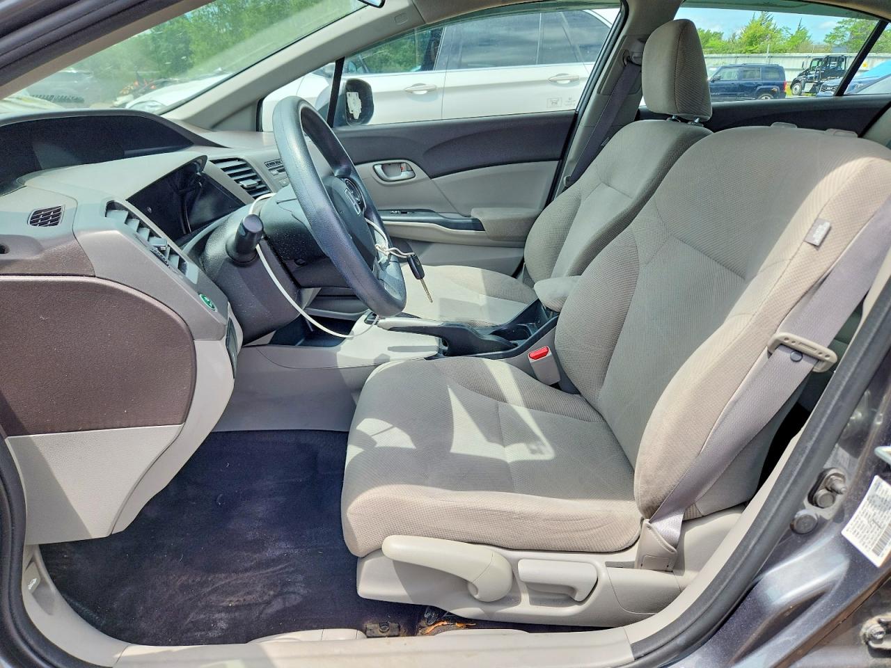 2012 Honda Civic Lx Серый vin: 2HGFB2F54CH320930