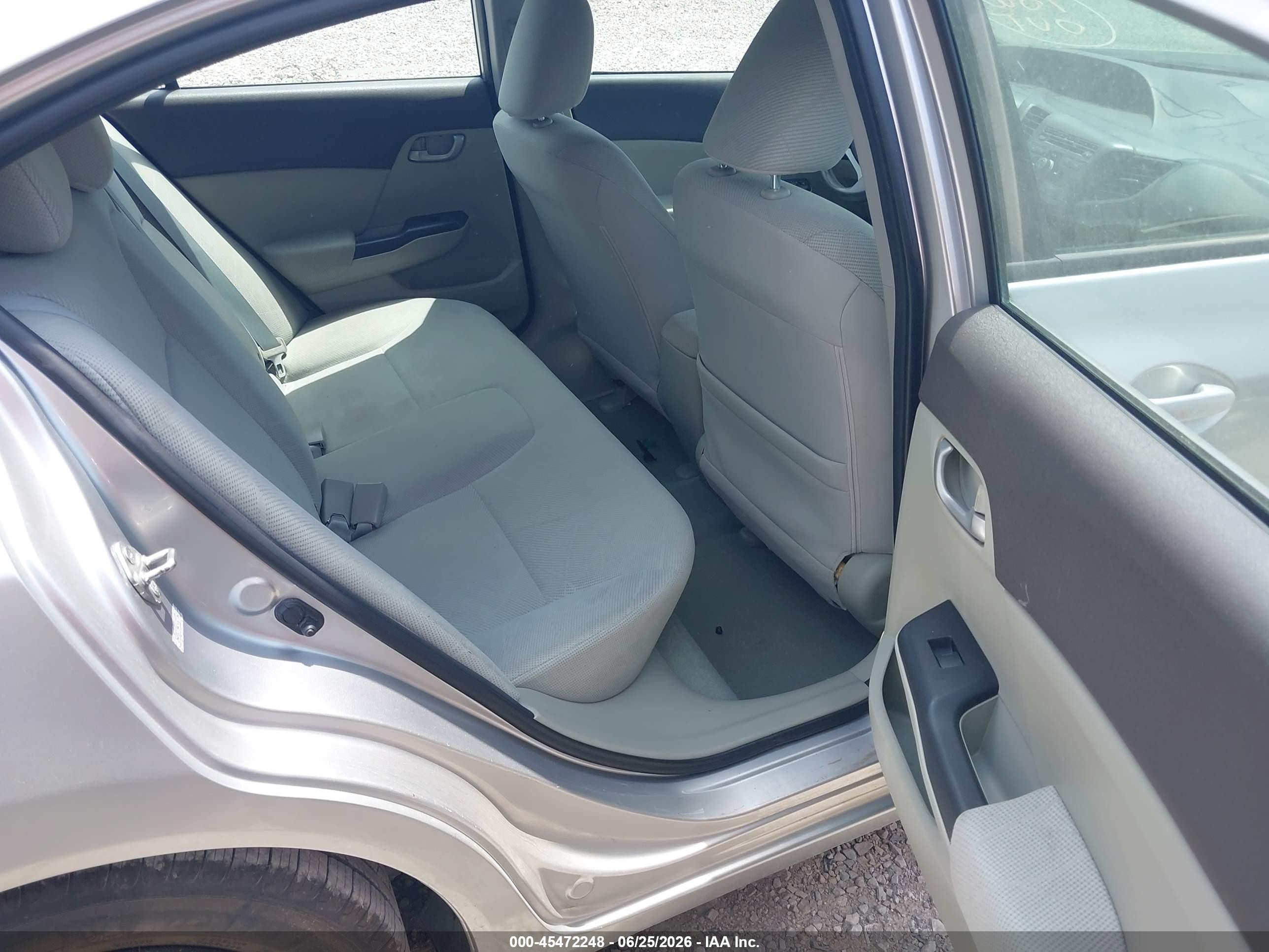 2012 Honda Civic Lx Серебряный vin: 2HGFB2F54CH321060