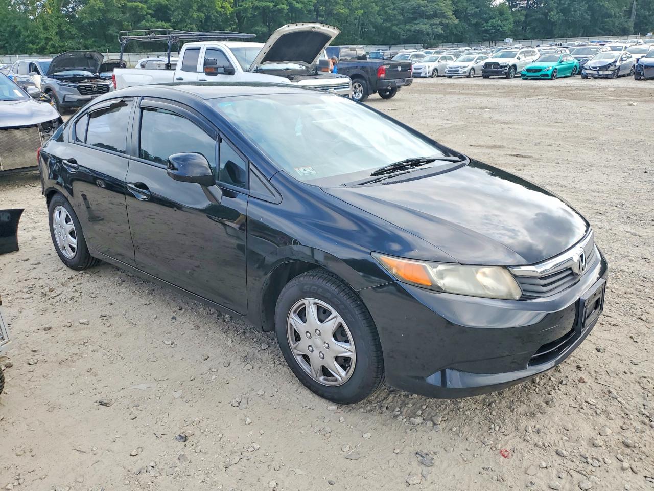 2012 Honda Civic Lx Черный vin: 2HGFB2F54CH327151