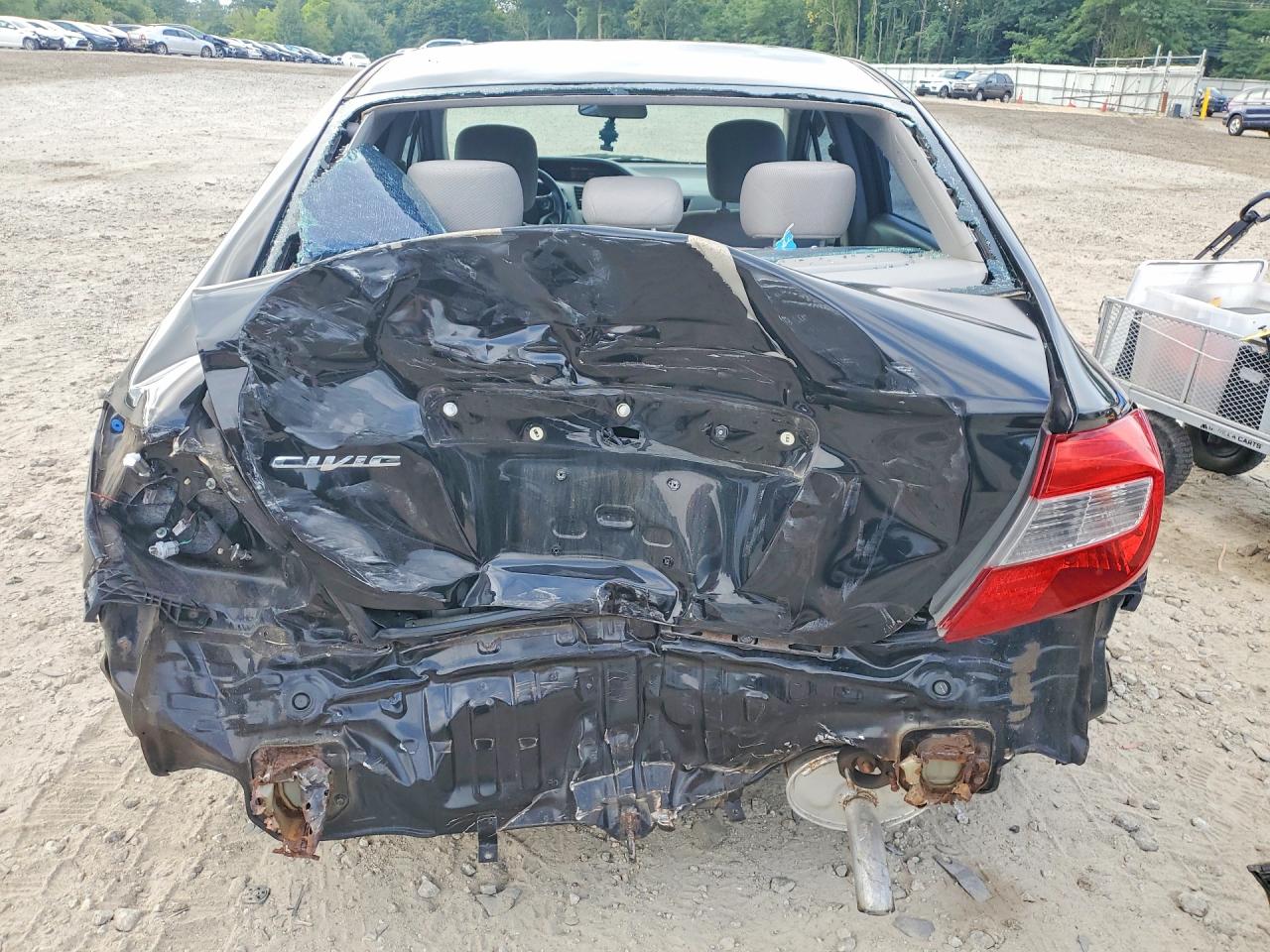 2012 Honda Civic Lx Черный vin: 2HGFB2F54CH327151