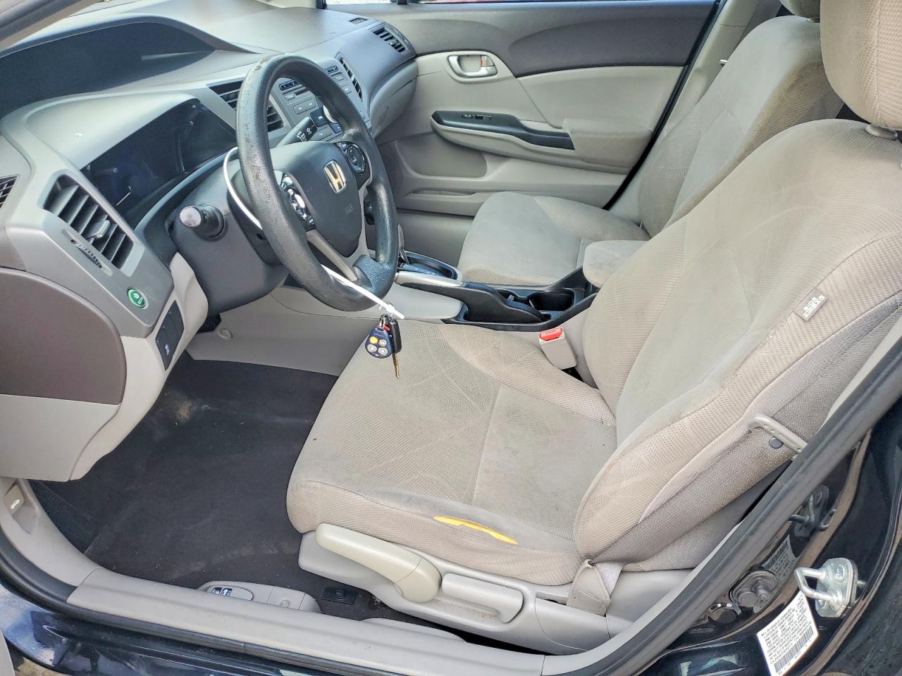 2012 Honda Civic Lx Черный vin: 2HGFB2F54CH327151