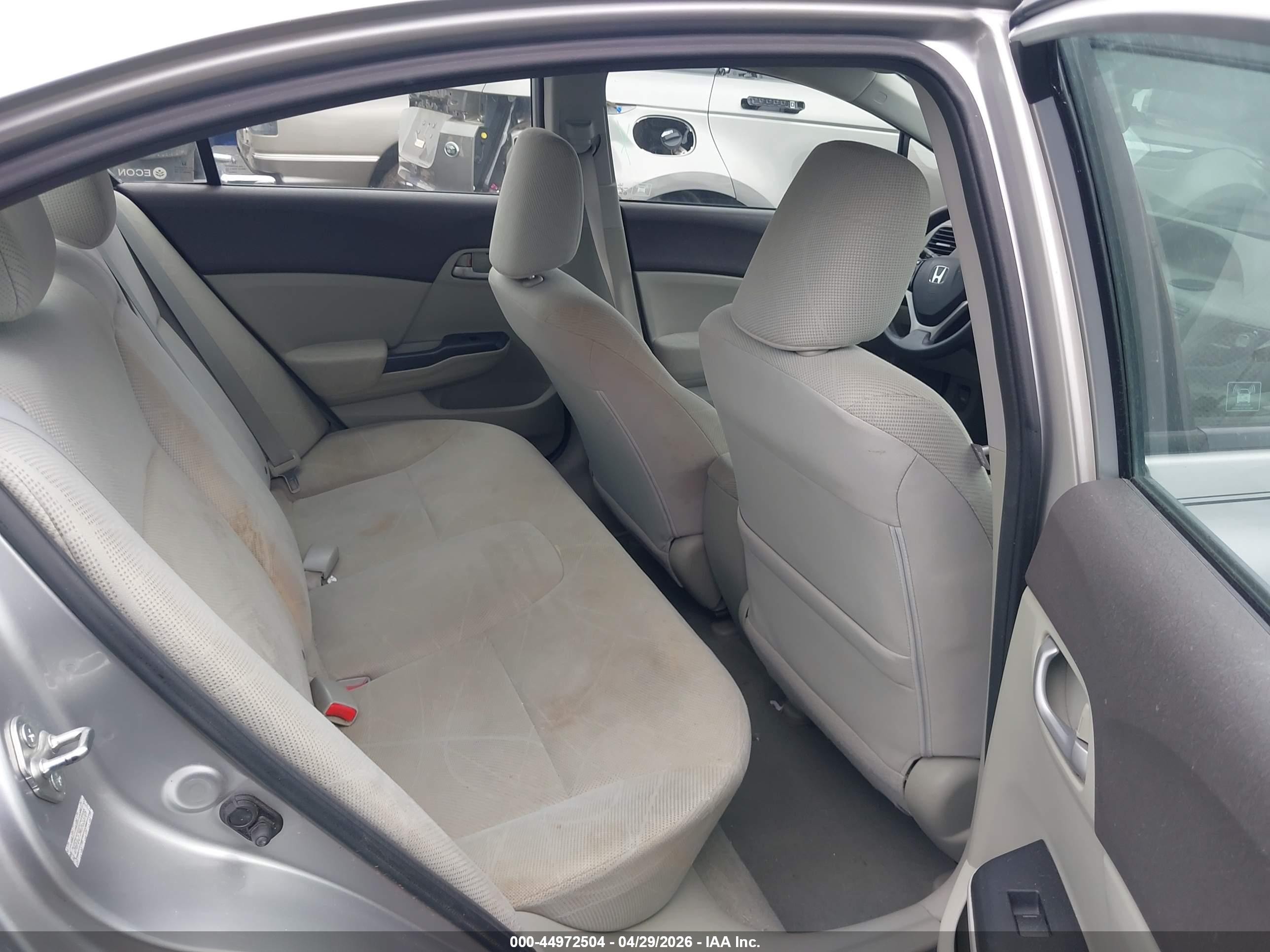 2012 Honda Civic Lx Серебряный vin: 2HGFB2F54CH333709