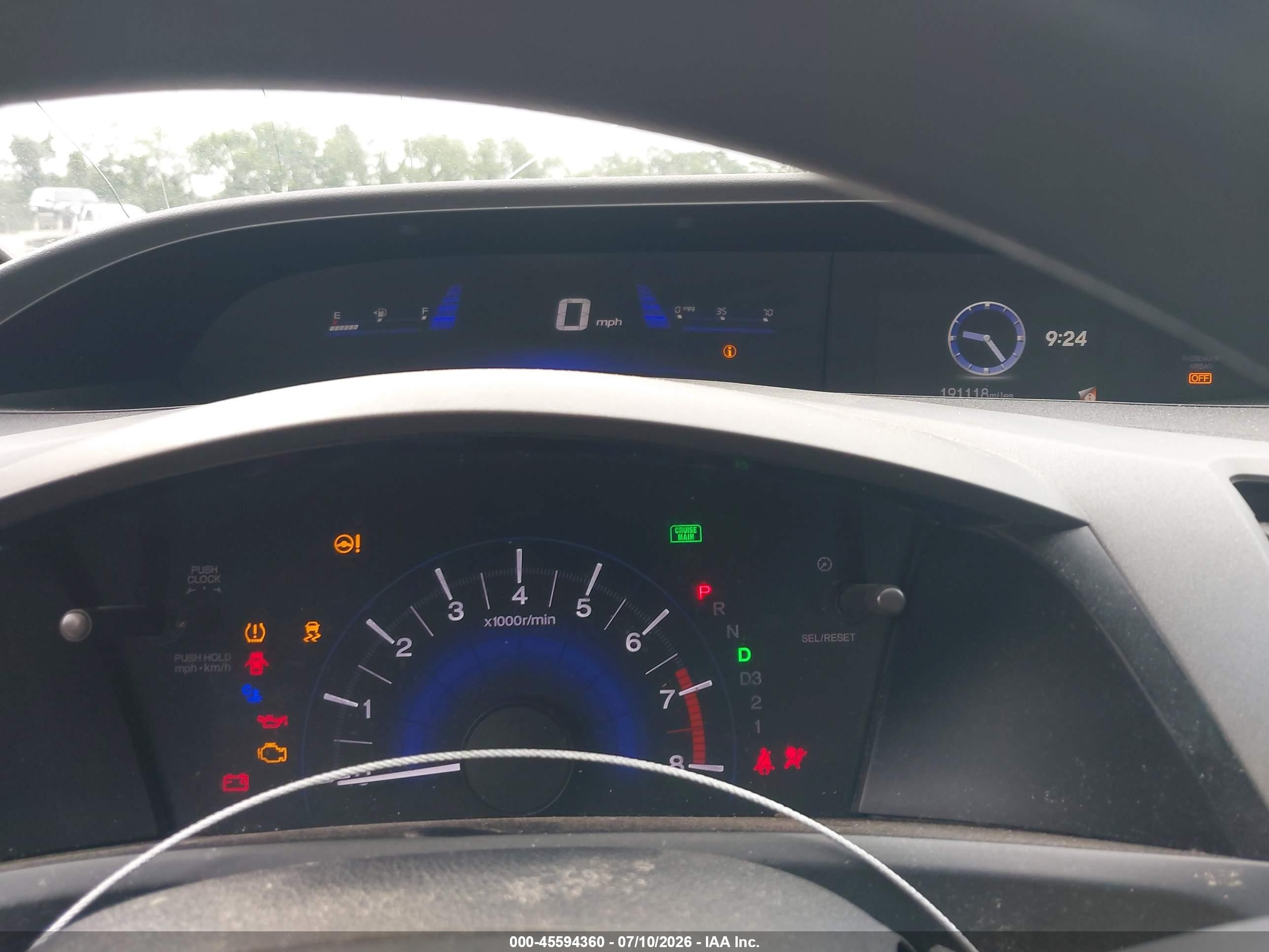 2012 Honda Civic Lx Бордовый vin: 2HGFB2F54CH500716