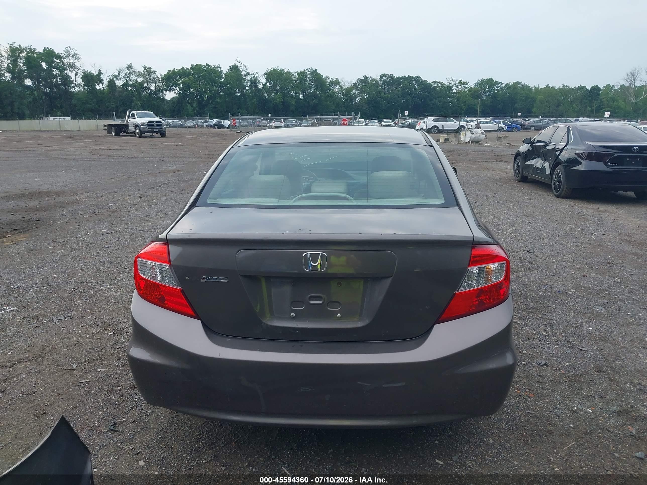 2012 Honda Civic Lx Бордовый vin: 2HGFB2F54CH500716