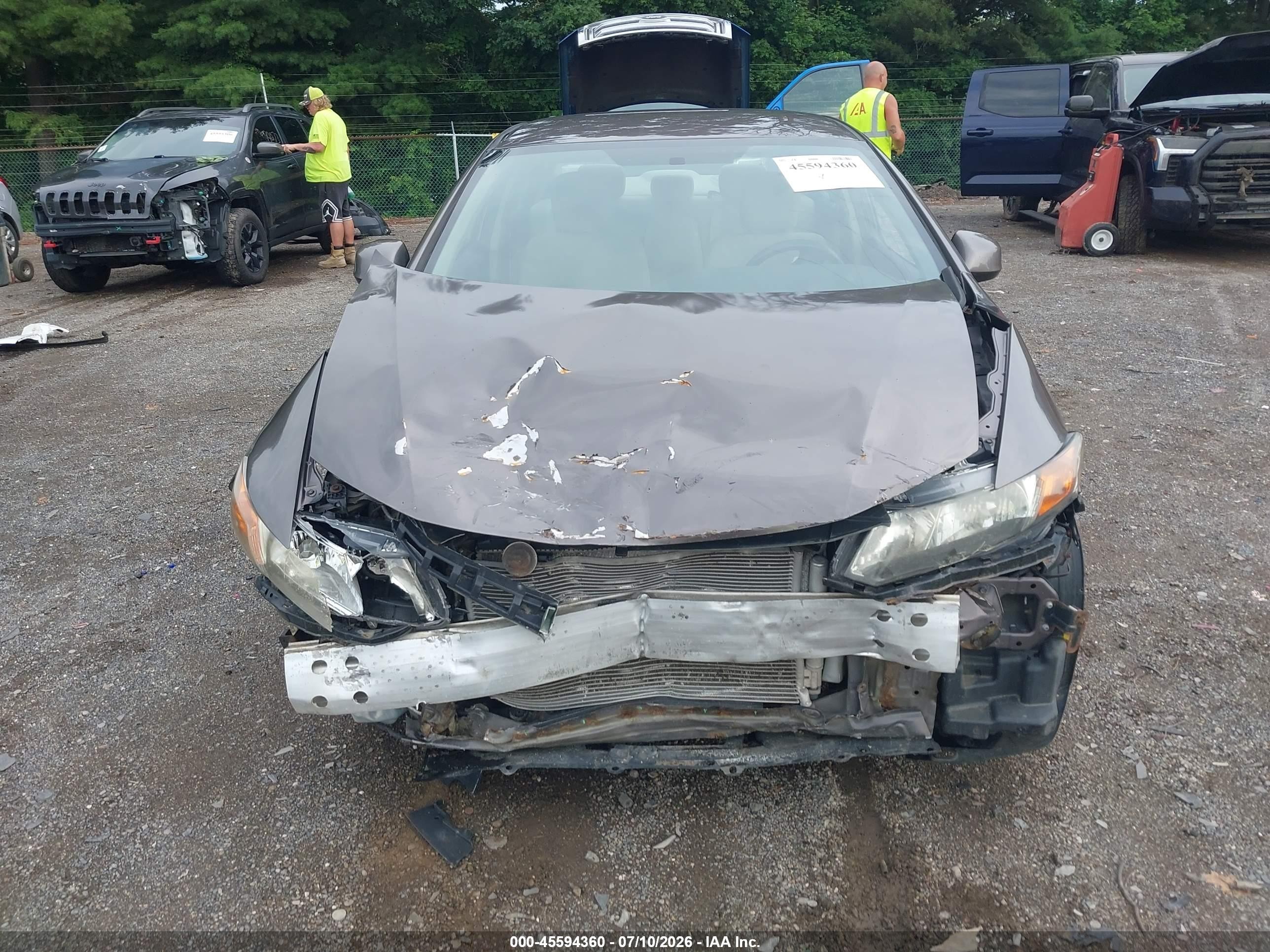 2012 Honda Civic Lx Бордовый vin: 2HGFB2F54CH500716