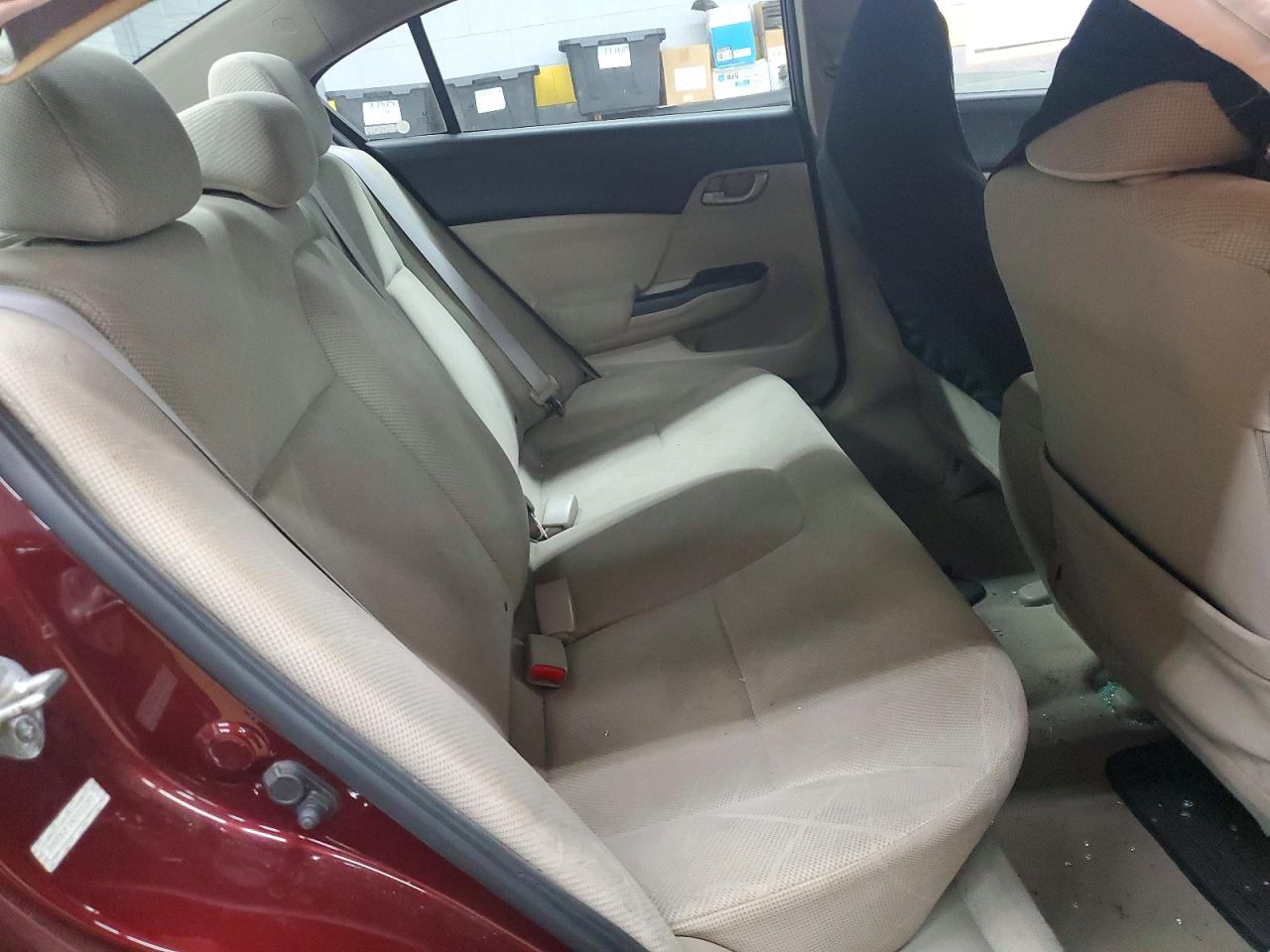 2012 Honda Civic Lx Burgundy vin: 2HGFB2F54CH501297