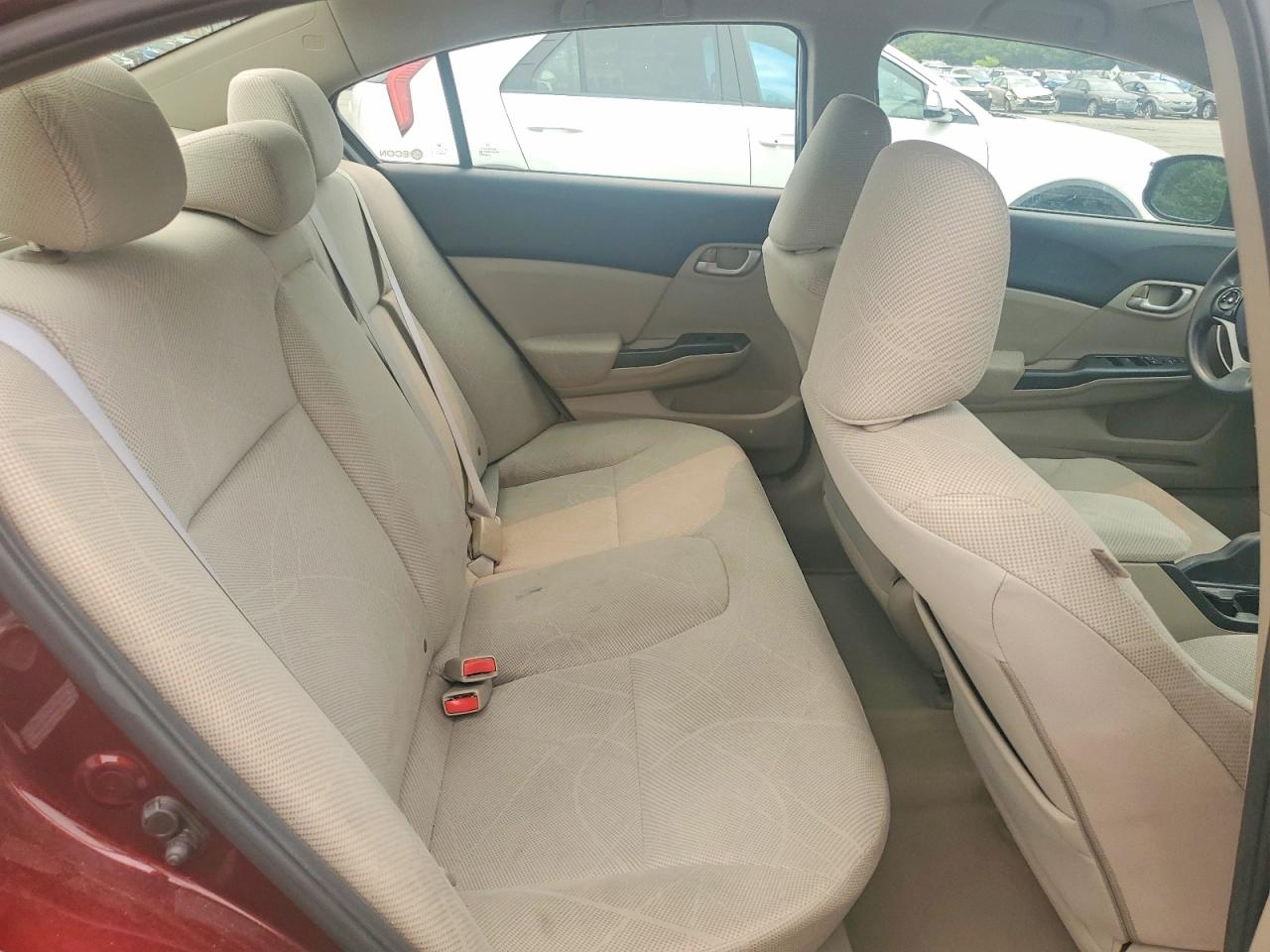 2012 Honda Civic Lx Burgundy vin: 2HGFB2F54CH512638