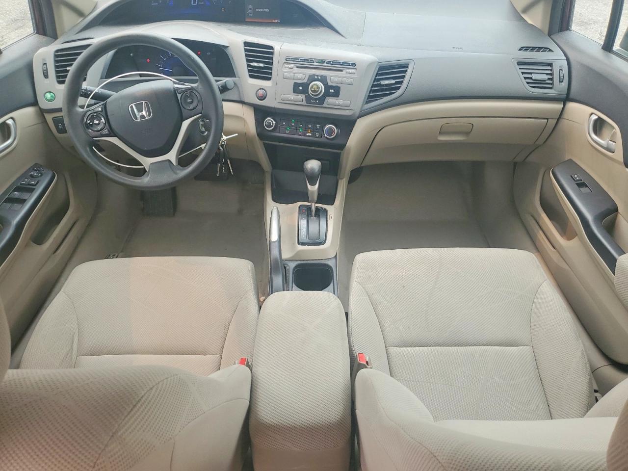 2012 Honda Civic Lx Burgundy vin: 2HGFB2F54CH512638