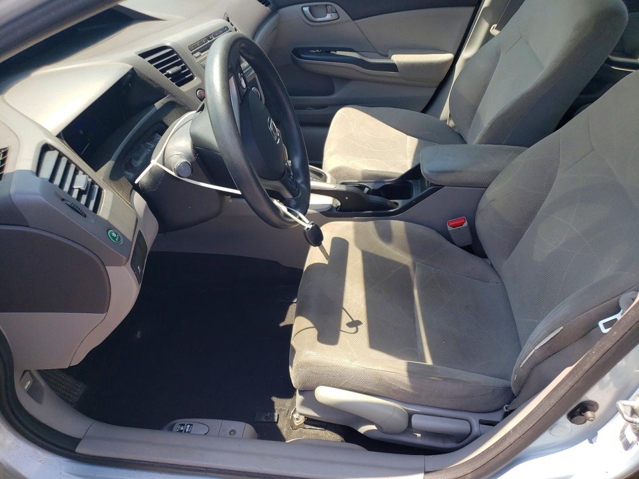 2012 Honda Civic Lx Silver vin: 2HGFB2F54CH522327