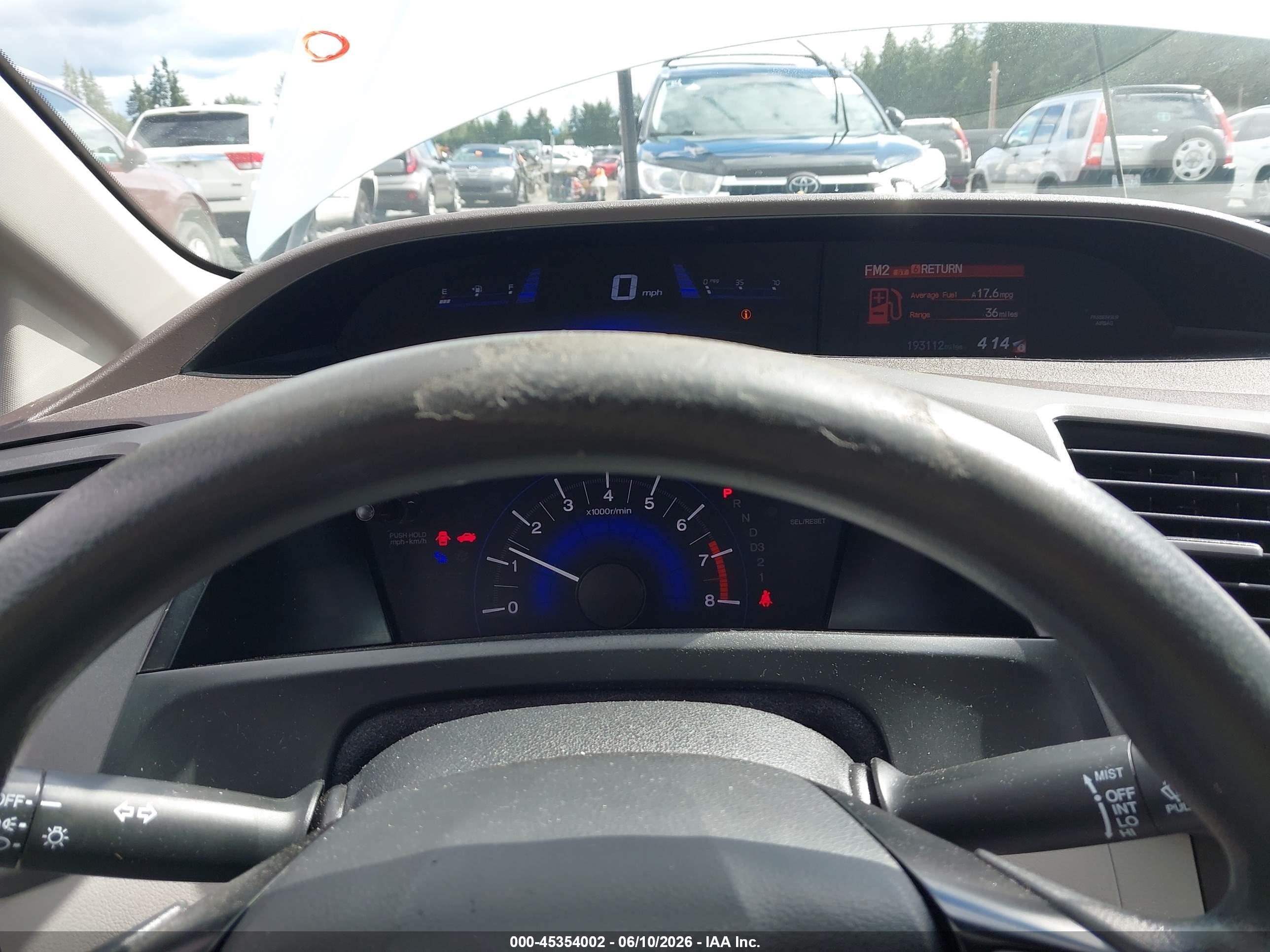 2012 Honda Civic Lx Light Blue vin: 2HGFB2F54CH523025