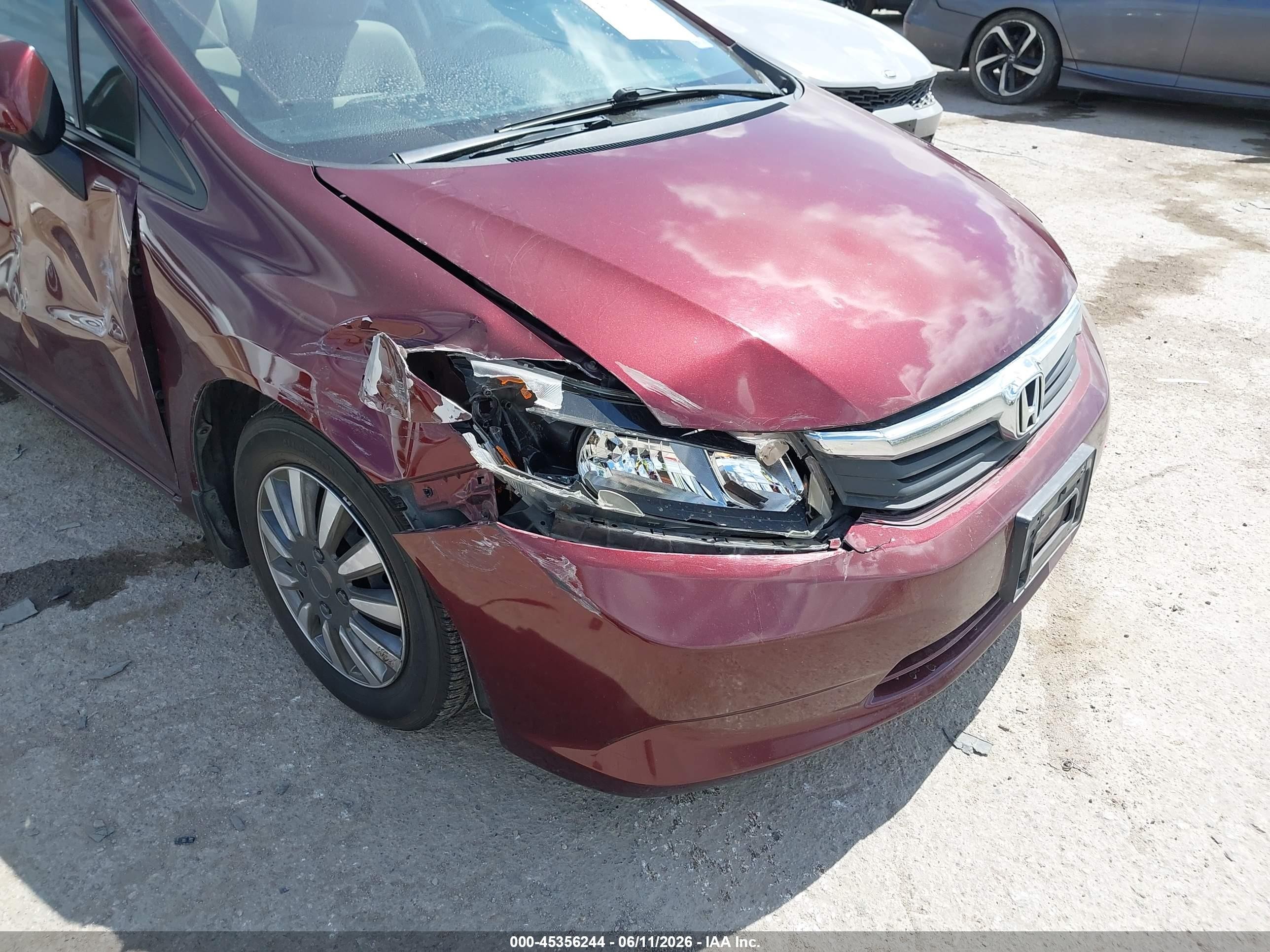 2012 Honda Civic Lx Maroon vin: 2HGFB2F54CH540861