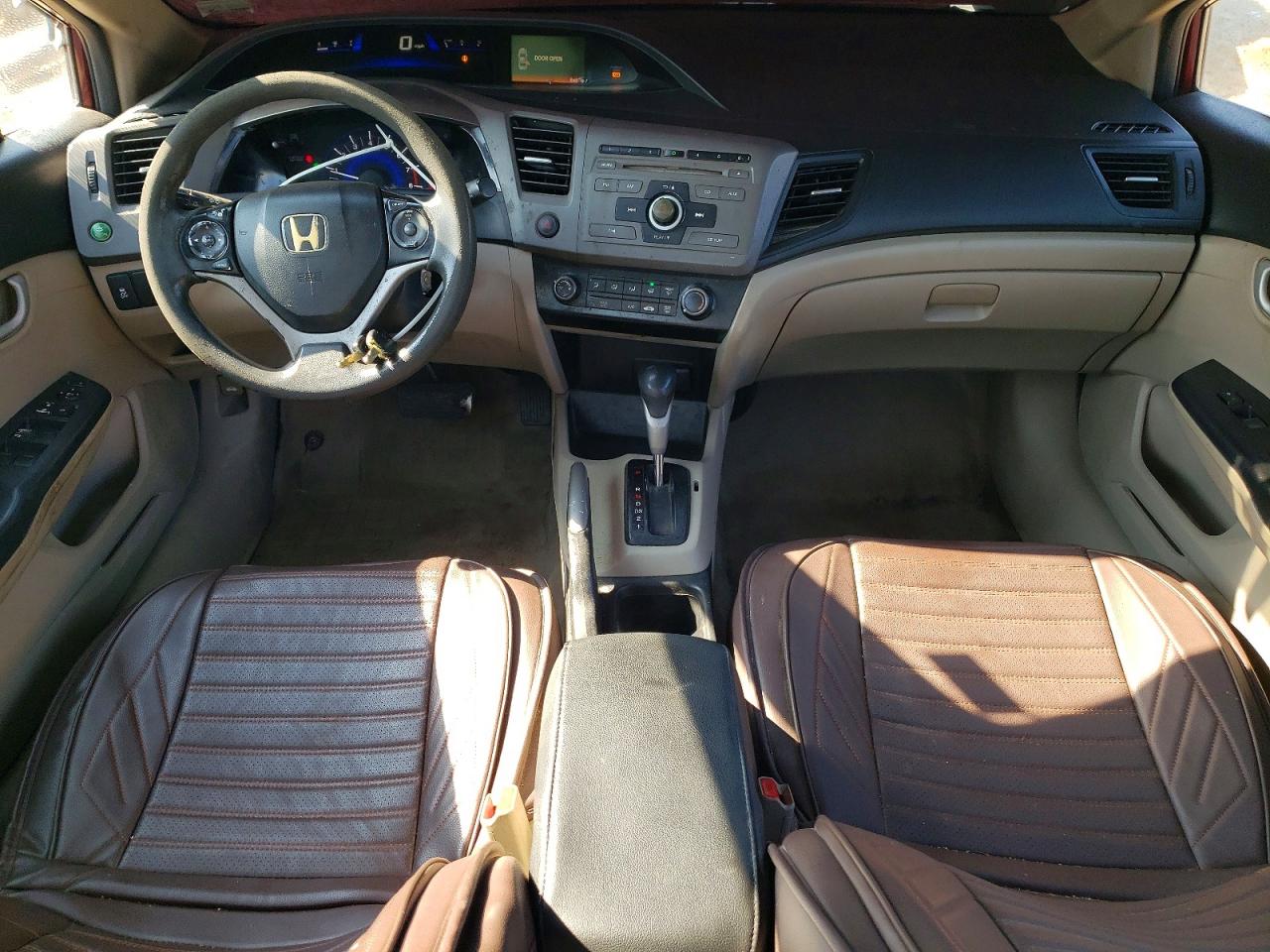 2012 Honda Civic Lx Burgundy vin: 2HGFB2F54CH559006