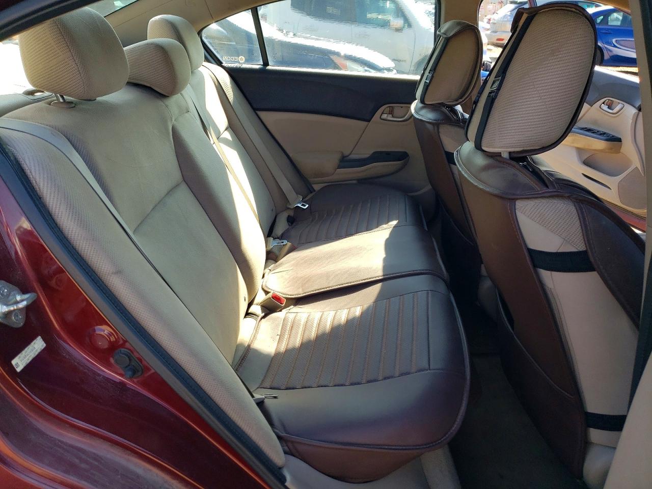 2012 Honda Civic Lx Burgundy vin: 2HGFB2F54CH559006