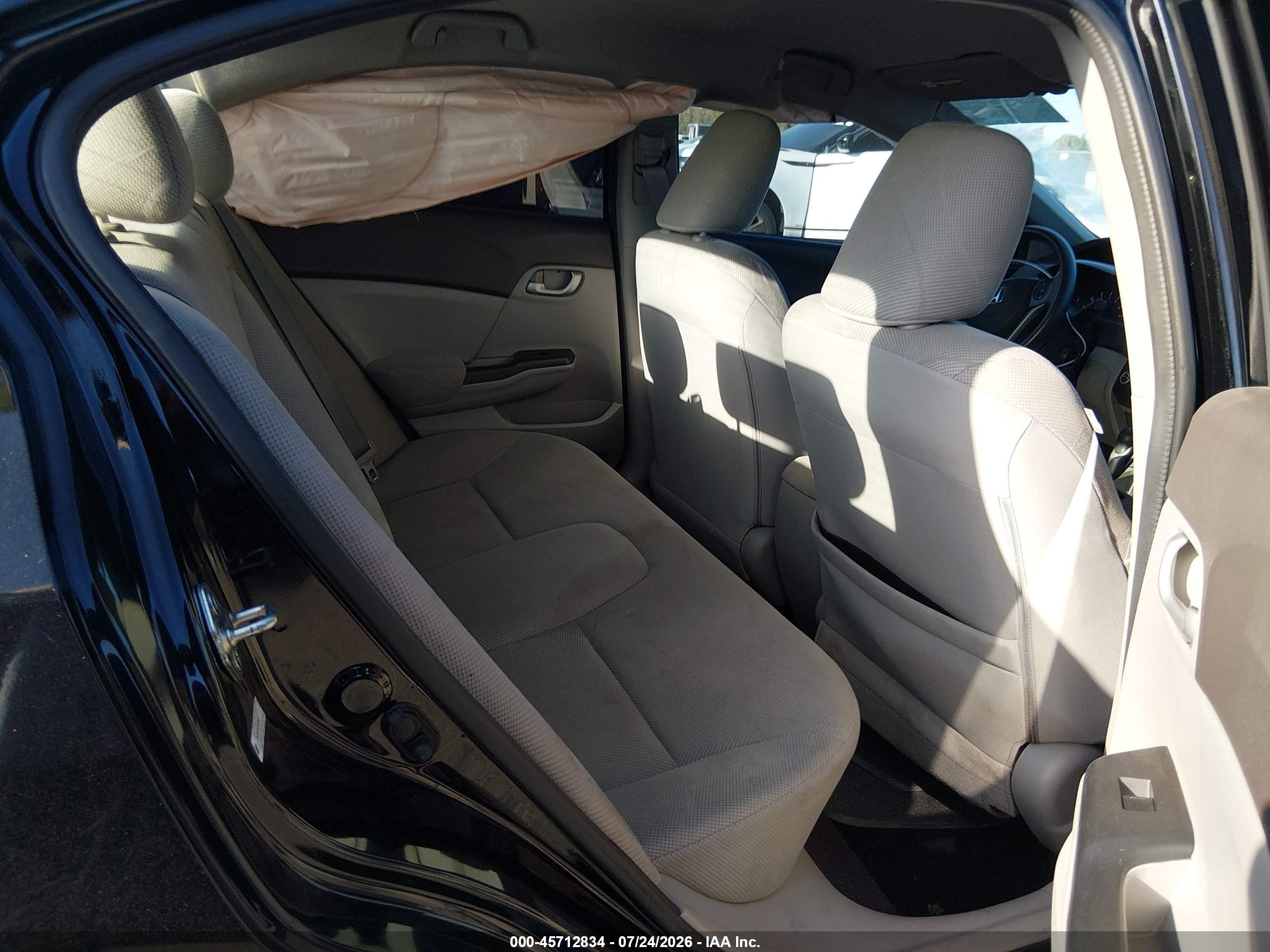 2012 Honda Civic Lx Black vin: 2HGFB2F54CH566957